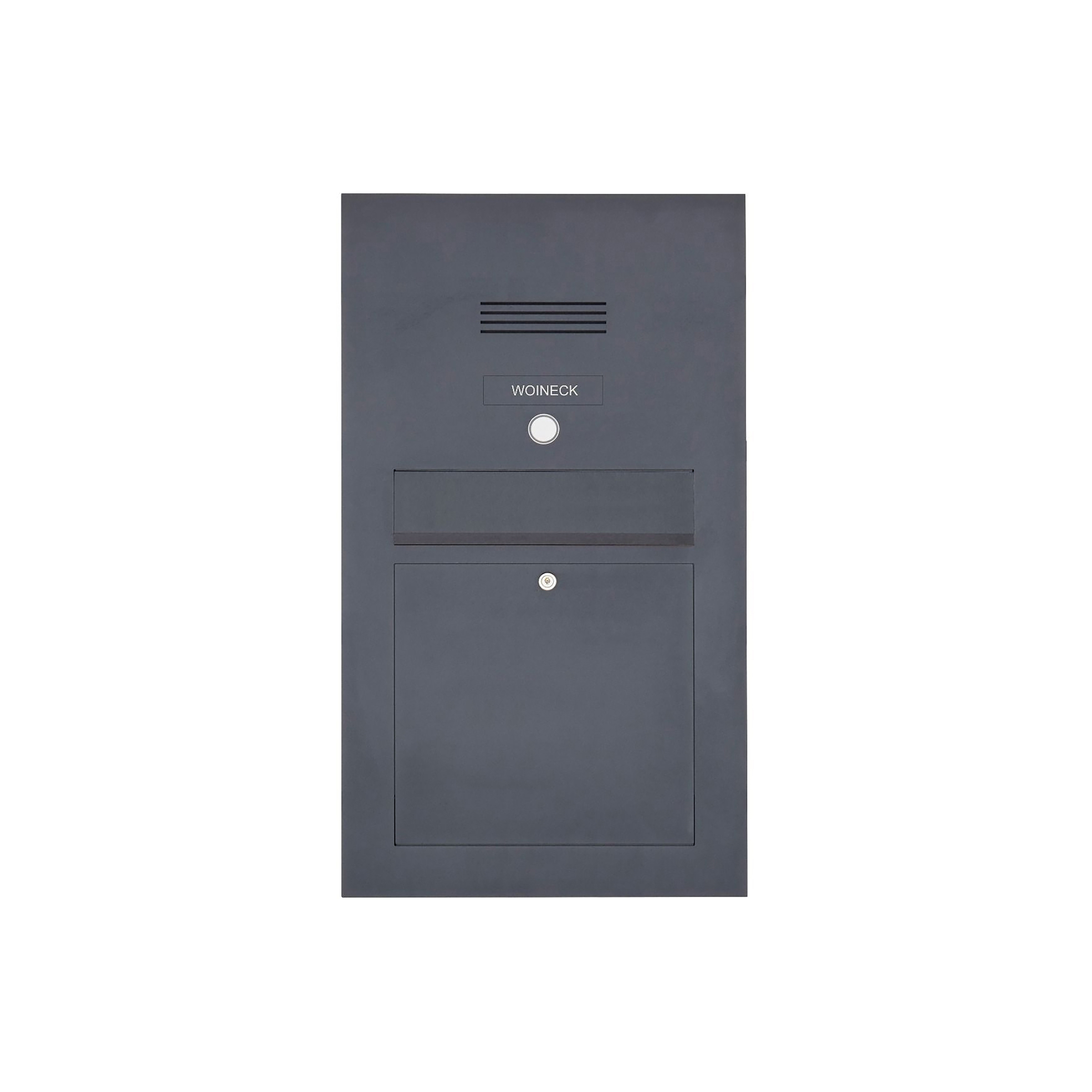 Designer | Edelstahl Briefkasten Designer Modell BIG - Clean Edition - RAL nach Wahl - INDIVIDUELL Einputz- bzw. Unterputzvariante 100mm