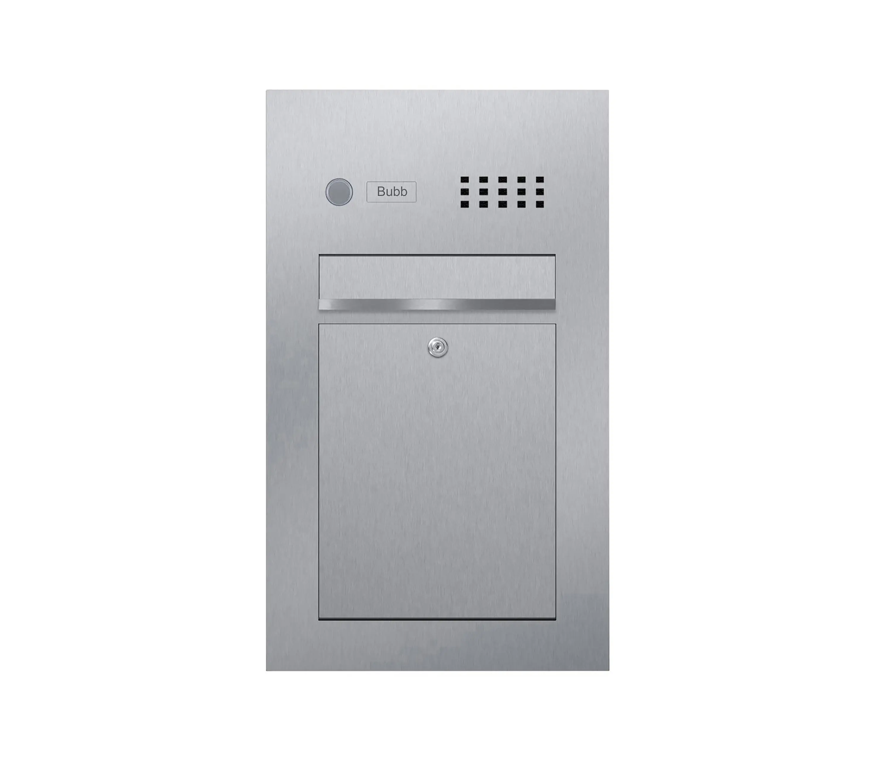 Briefkasten Manufaktur - Designer | Edelstahl Briefkasten Designer Modell SMALL - Clean Edition - INDIVIDUELL Einputz- bzw. Unterputzvariante 100mm