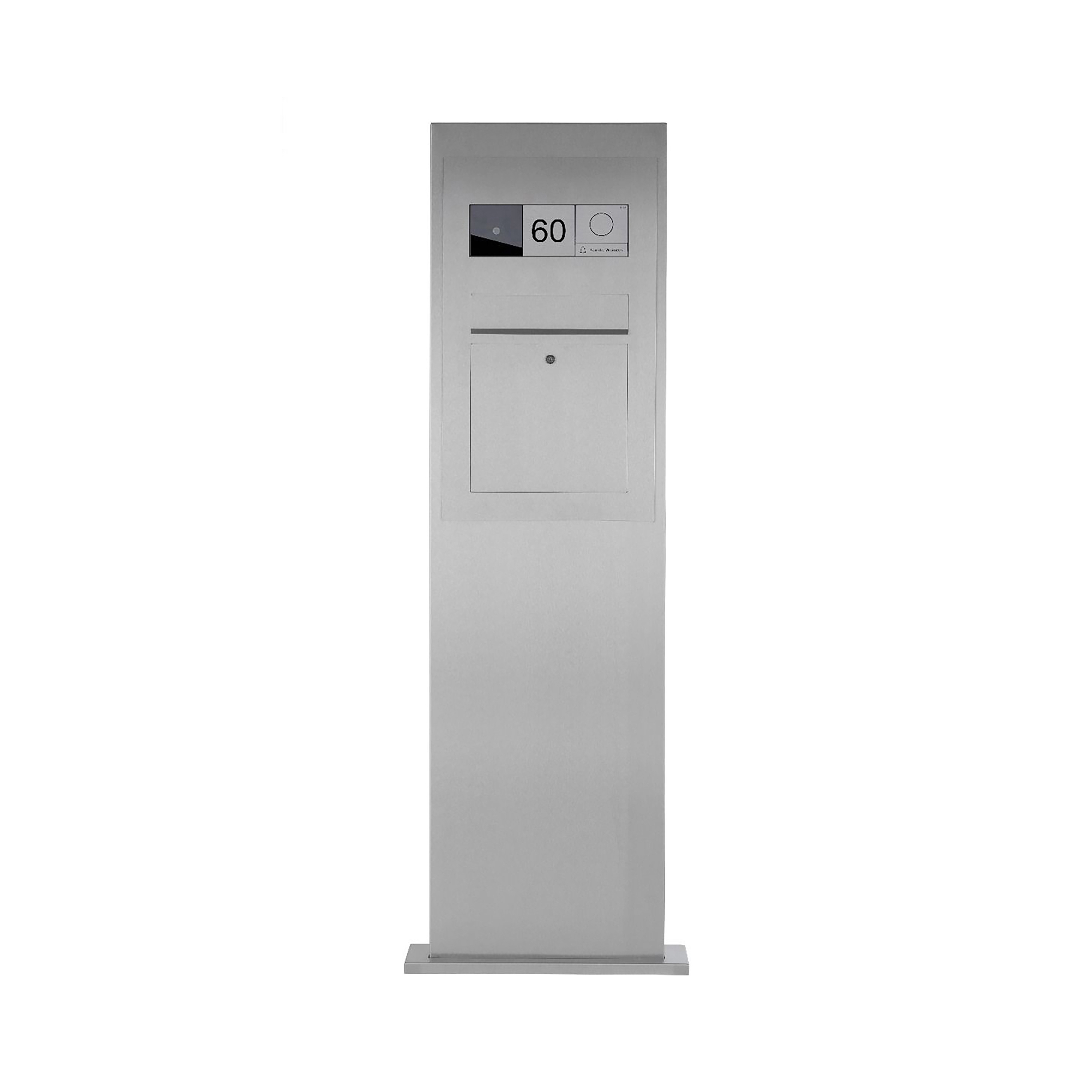 Display product Designer | Edelstahl Briefkastensäule Designer BIG - GIRA System 106 - Video- Sprechanlage - VIDEO Komplettset from manufacturer Briefkasten Manufaktur