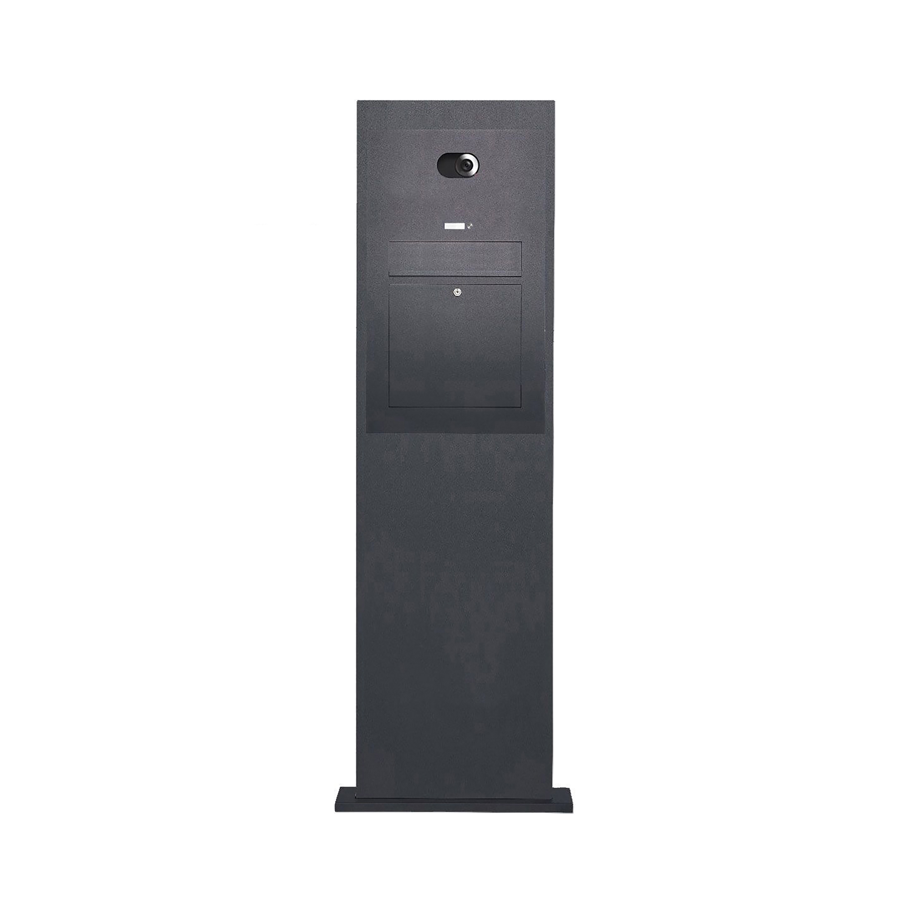 Display product Designer | Edelstahl Briefkastensäule Designer BIG - RAL nach Wahl - Comelit VIDEO Komplettset Wifi from manufacturer Briefkasten Manufaktur