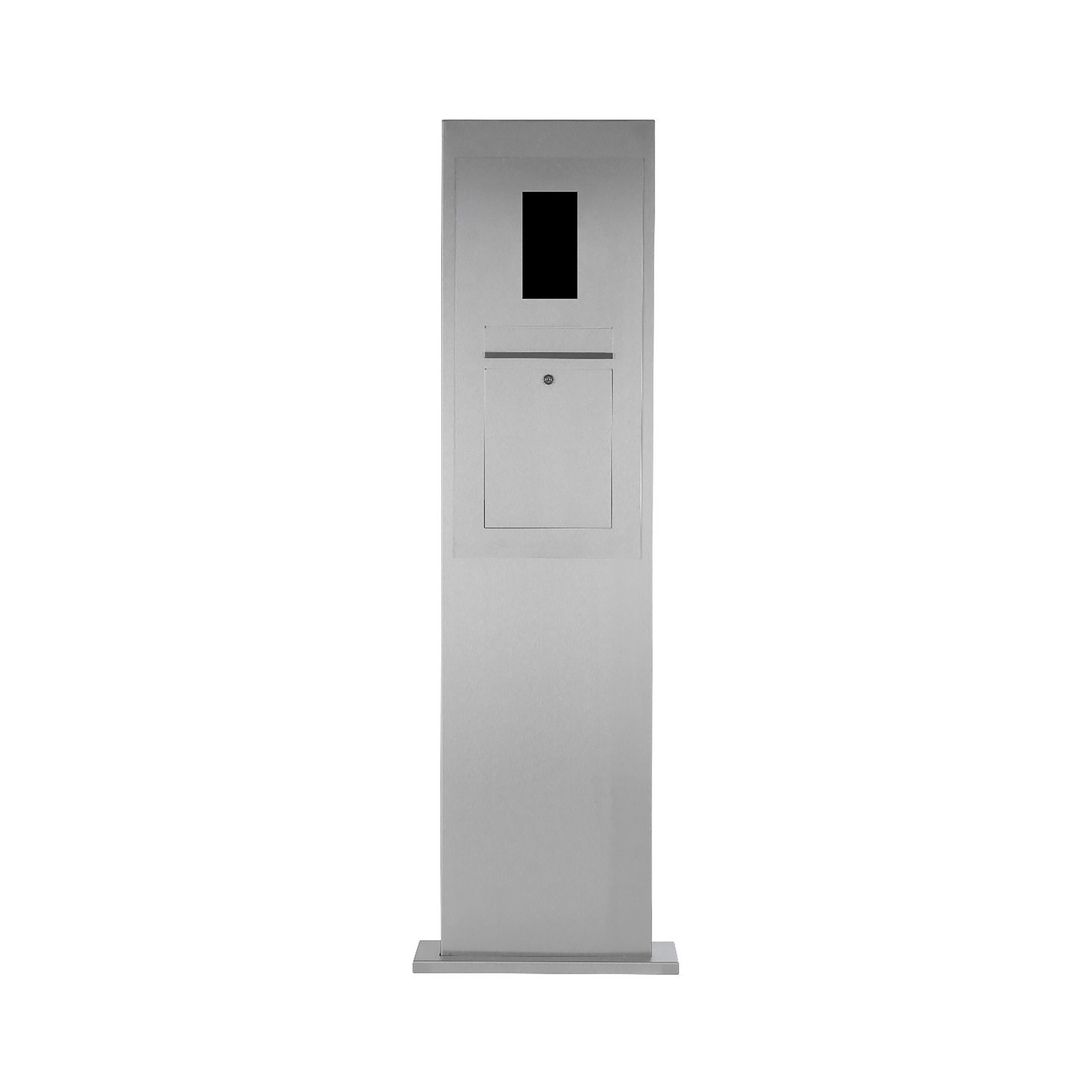 Display product Designer | Edelstahl Briefkastensäule Designer Modell - GIRA System 106 - 2-fach vorbereitet from manufacturer Briefkasten Manufaktur