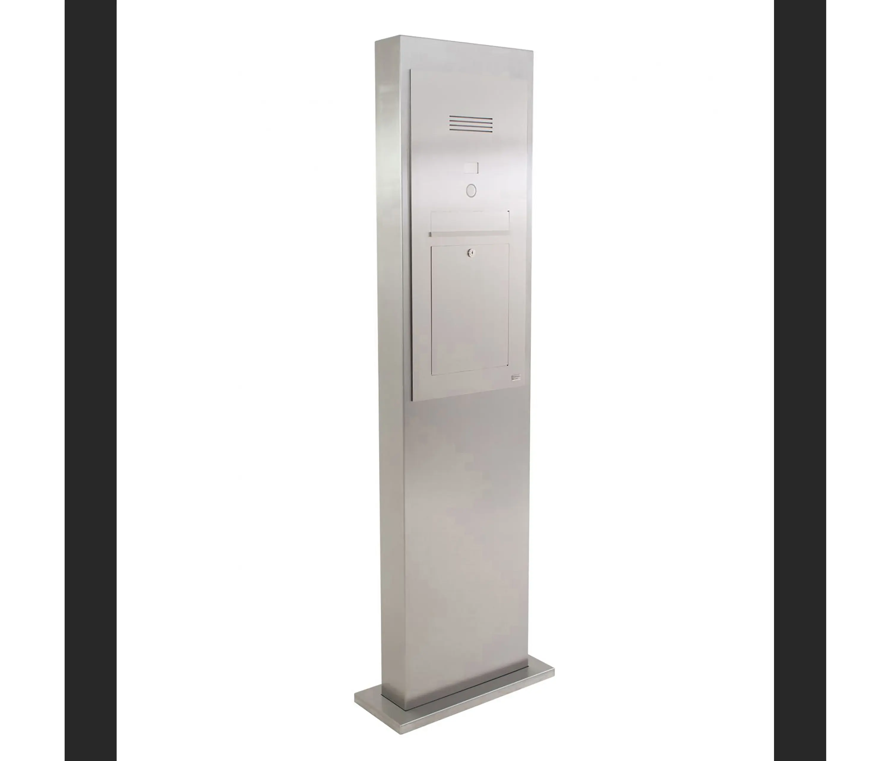 Briefkasten Manufaktur - Designer | Edelstahl Briefkastensäule Designer Modell - Stele Tower - INDIVIDUELL