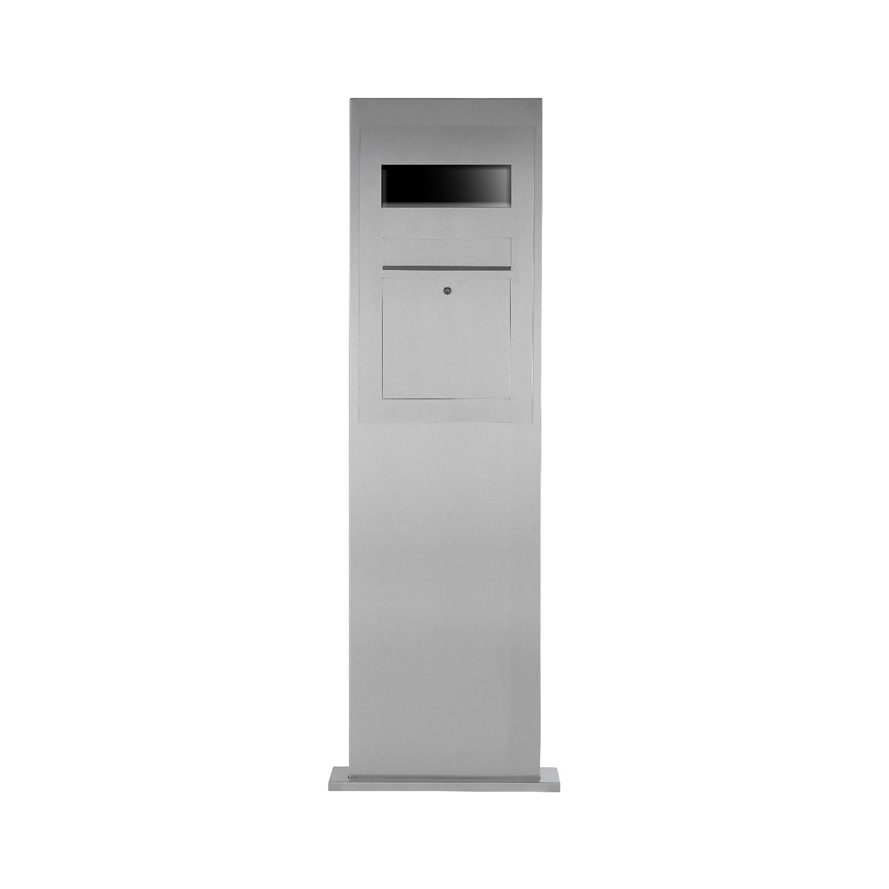 Display product Designer | Edelstahl Briefkastensäule Designer Modell BIG - GIRA System 106 - 3-fach vorbereitet from manufacturer Briefkasten Manufaktur