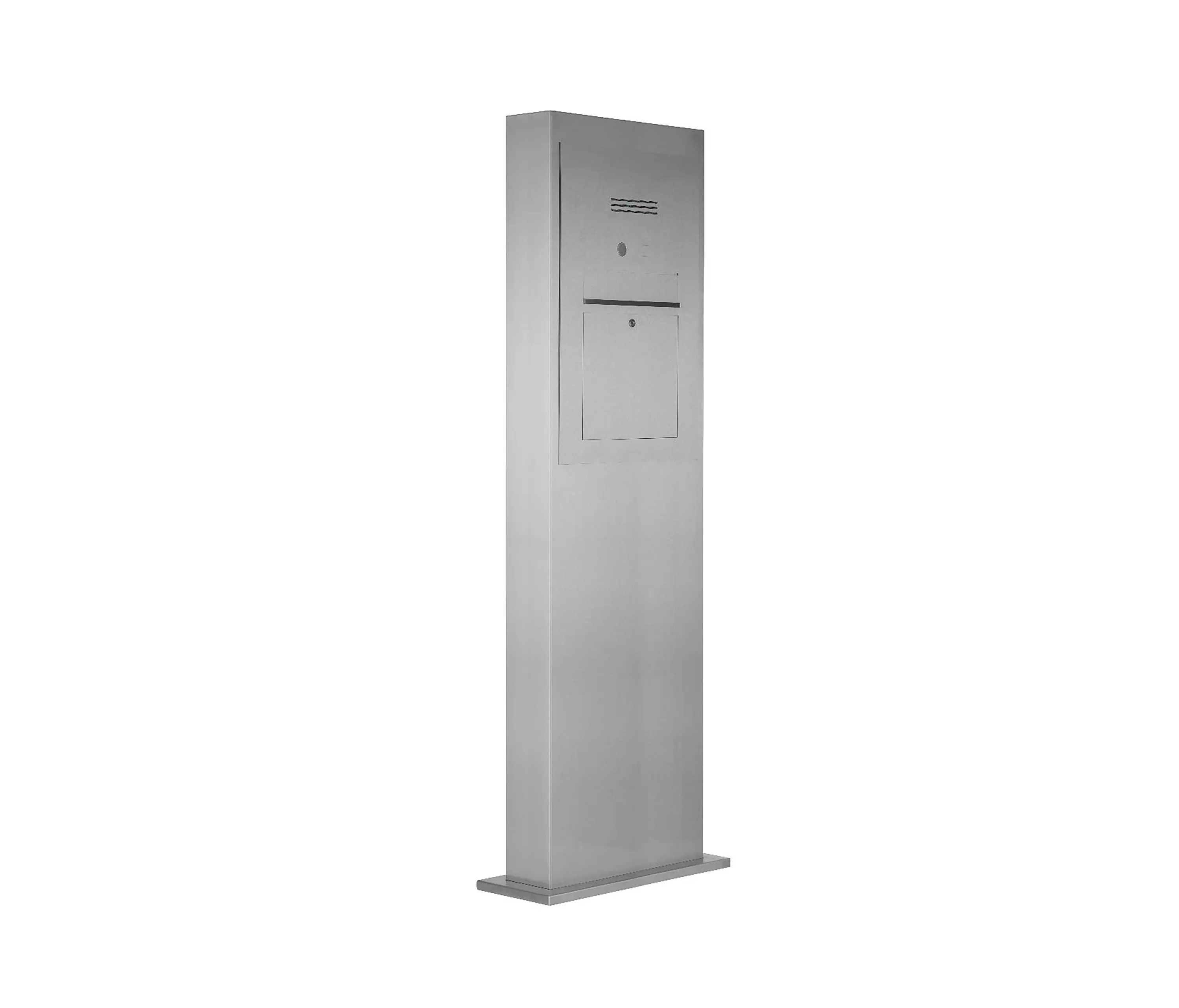 Briefkasten Manufaktur - Designer | Edelstahl Briefkastensäule Designer Modell BIG - Stele Tower - INDIVIDUELL