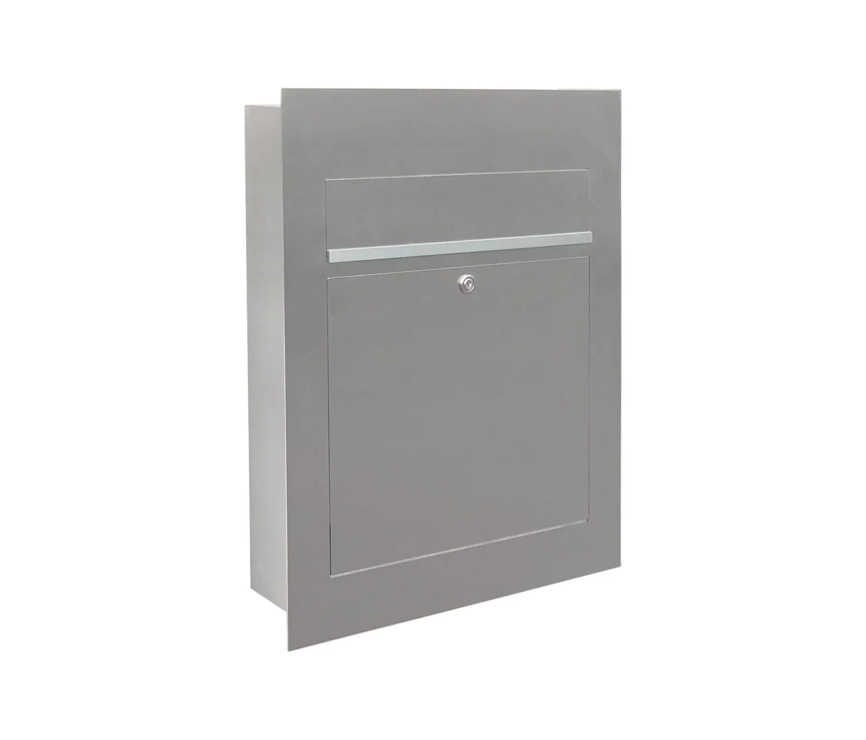 Briefkasten Manufaktur - Designer | Edelstahl Design Briefkasten DESIGNER Style BIG Einputz- bzw. Unterputzvariante 100mm