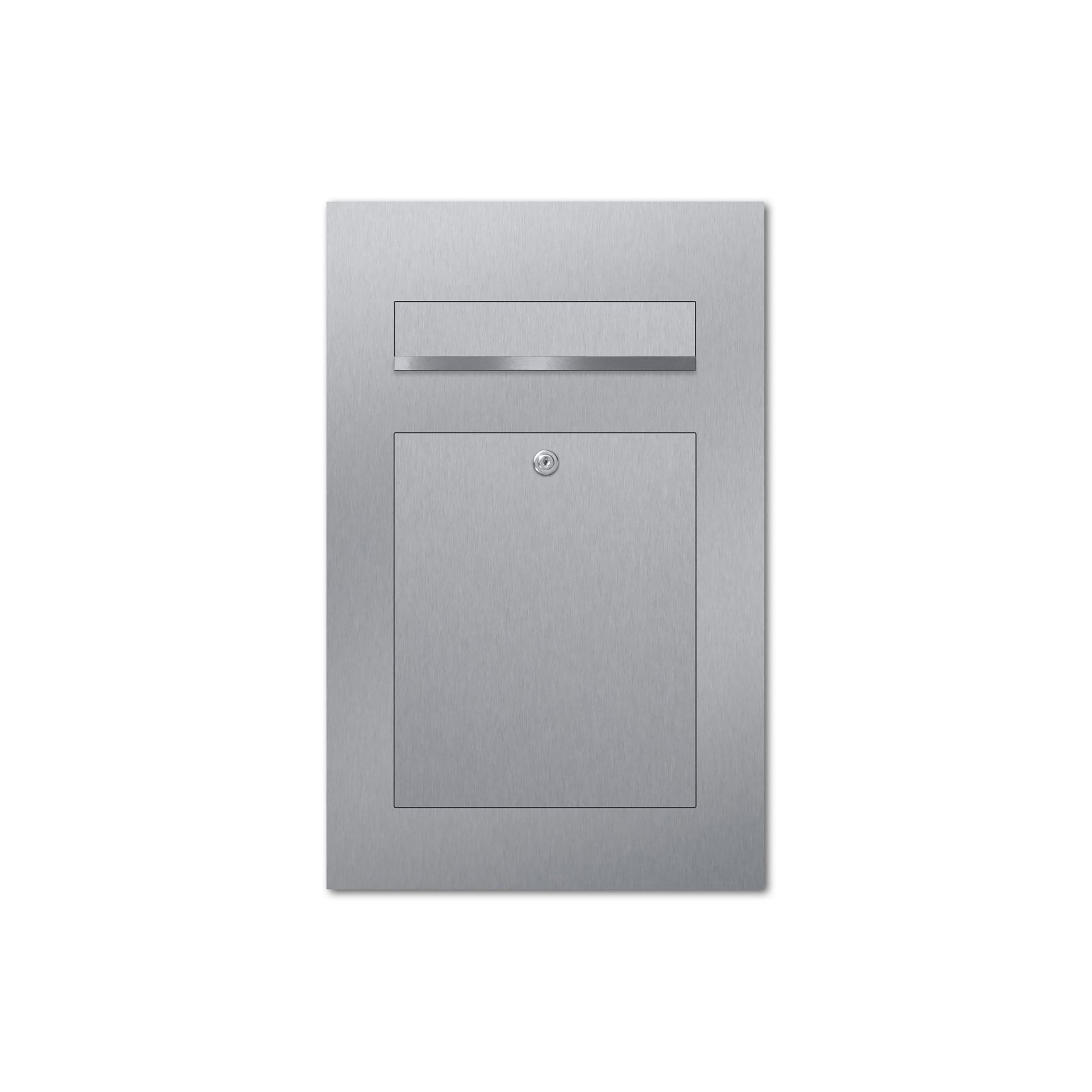 Display product Designer | Edelstahl Design Briefkasten DESIGNER Style Einputz- bzw. Unterputzvariante 100mm from manufacturer Briefkasten Manufaktur