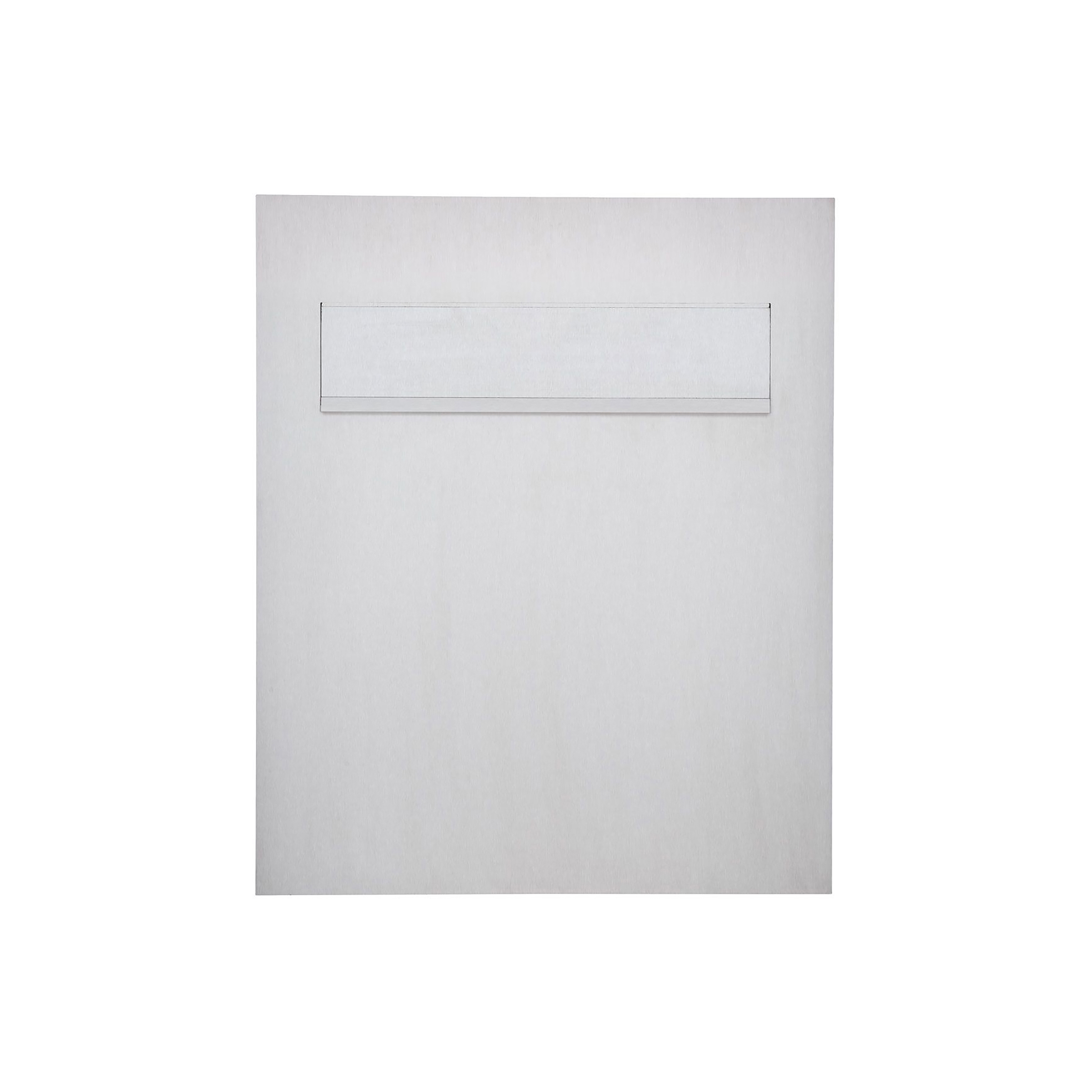 Display product Designer | Edelstahl Design Zaunbriefkasten DESIGNER Style BIG - Entnahme hinten from manufacturer Briefkasten Manufaktur