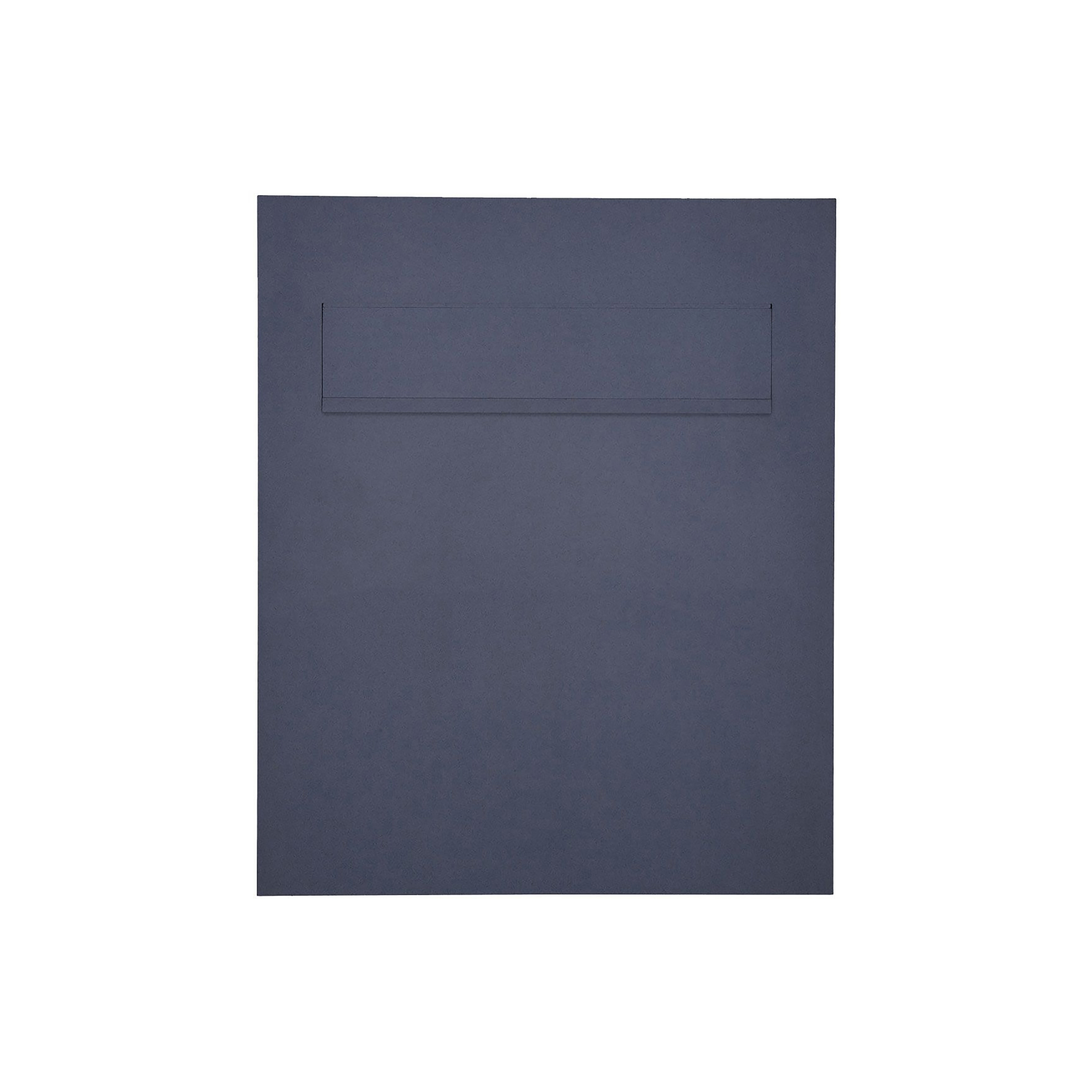 Designer | Edelstahl Design Zaunbriefkasten DESIGNER Style BIG pulverbeschichtet - Entnahme hinten