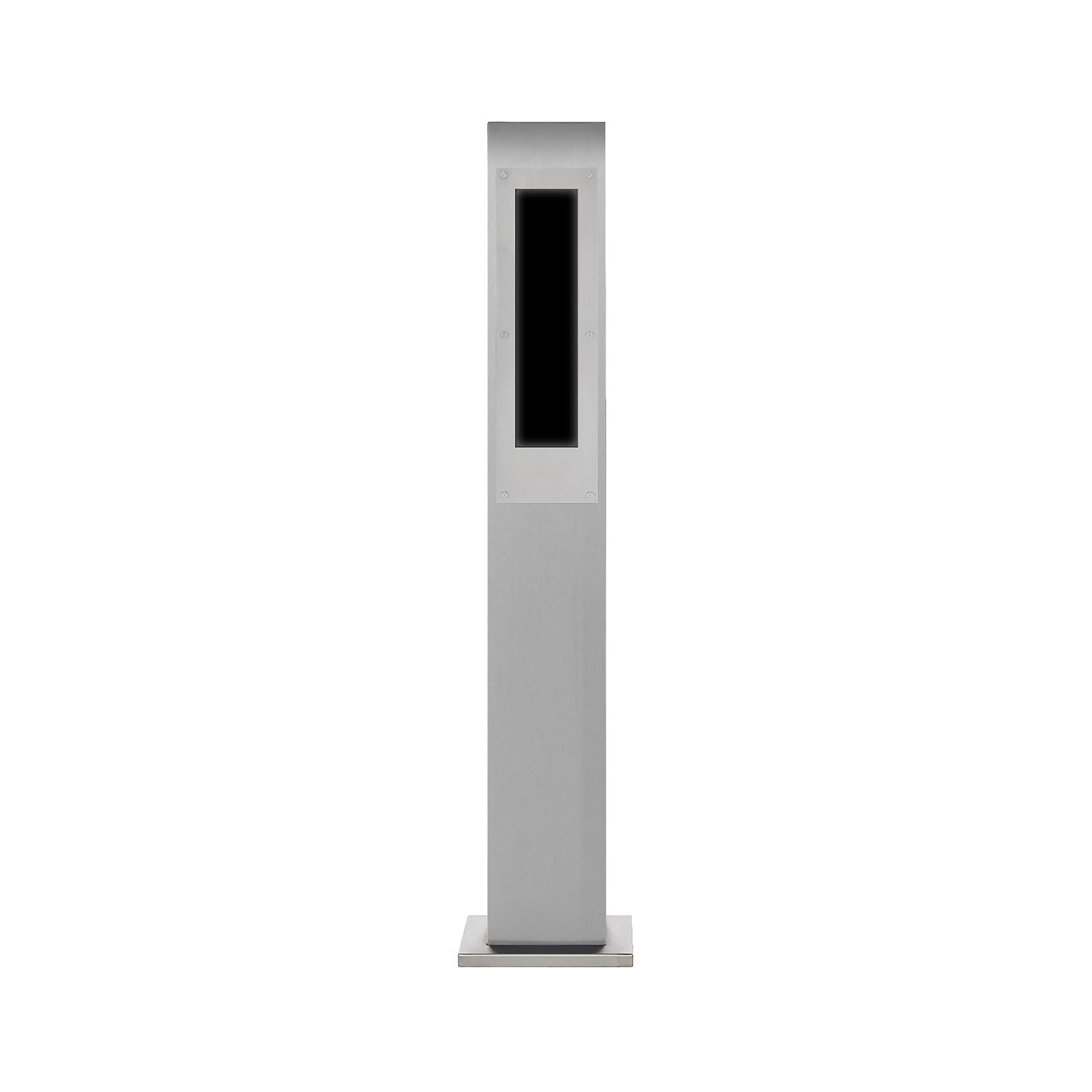 Designer | Edelstahl Klingelstele Designer - GIRA System 106 - 5-fach vorbereitet 160 cm