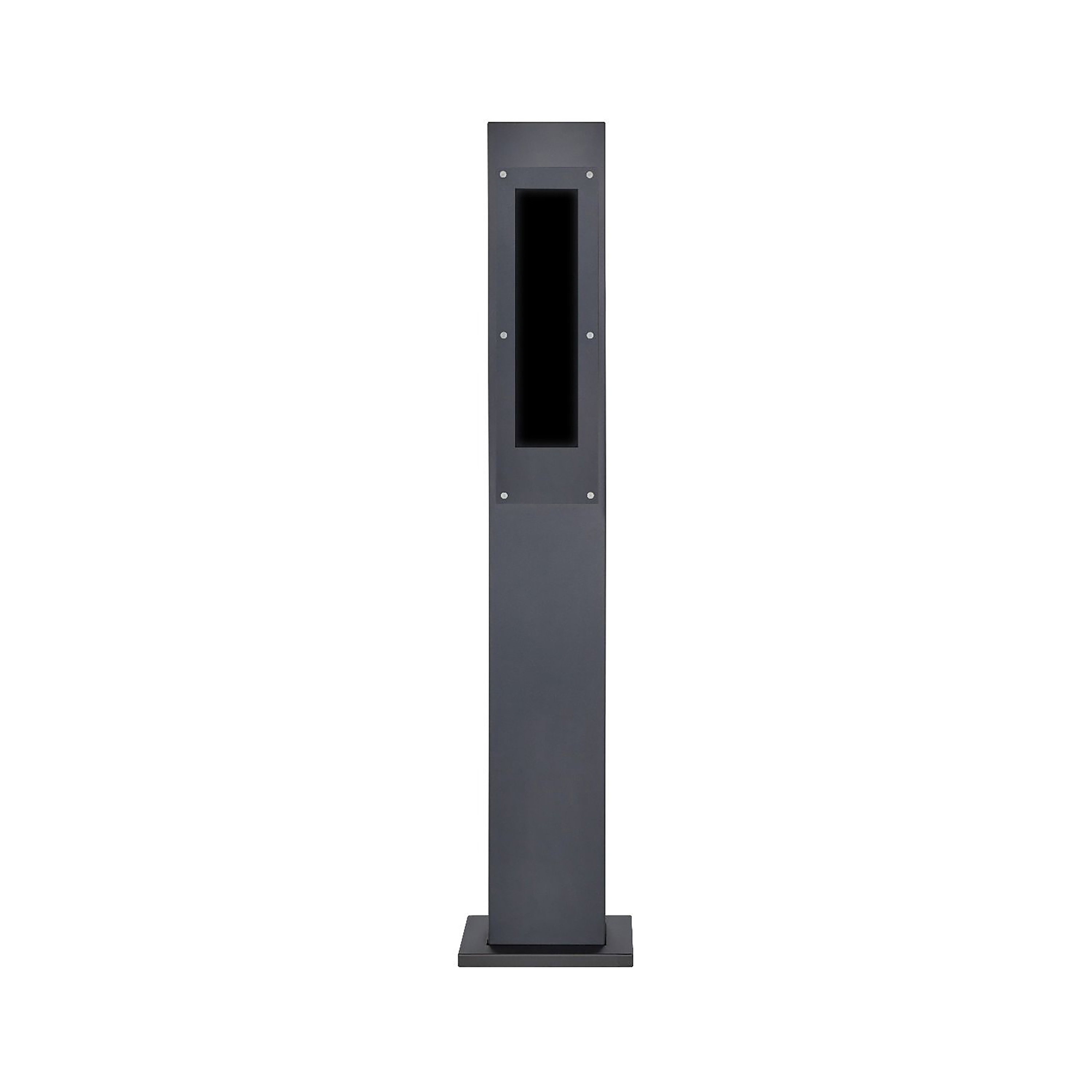 Display product Designer | Edelstahl Klingelstele Designer - RAL nach Wahl - GIRA System 106 - 5-fach vorbereitet 160 cm from manufacturer Briefkasten Manufaktur