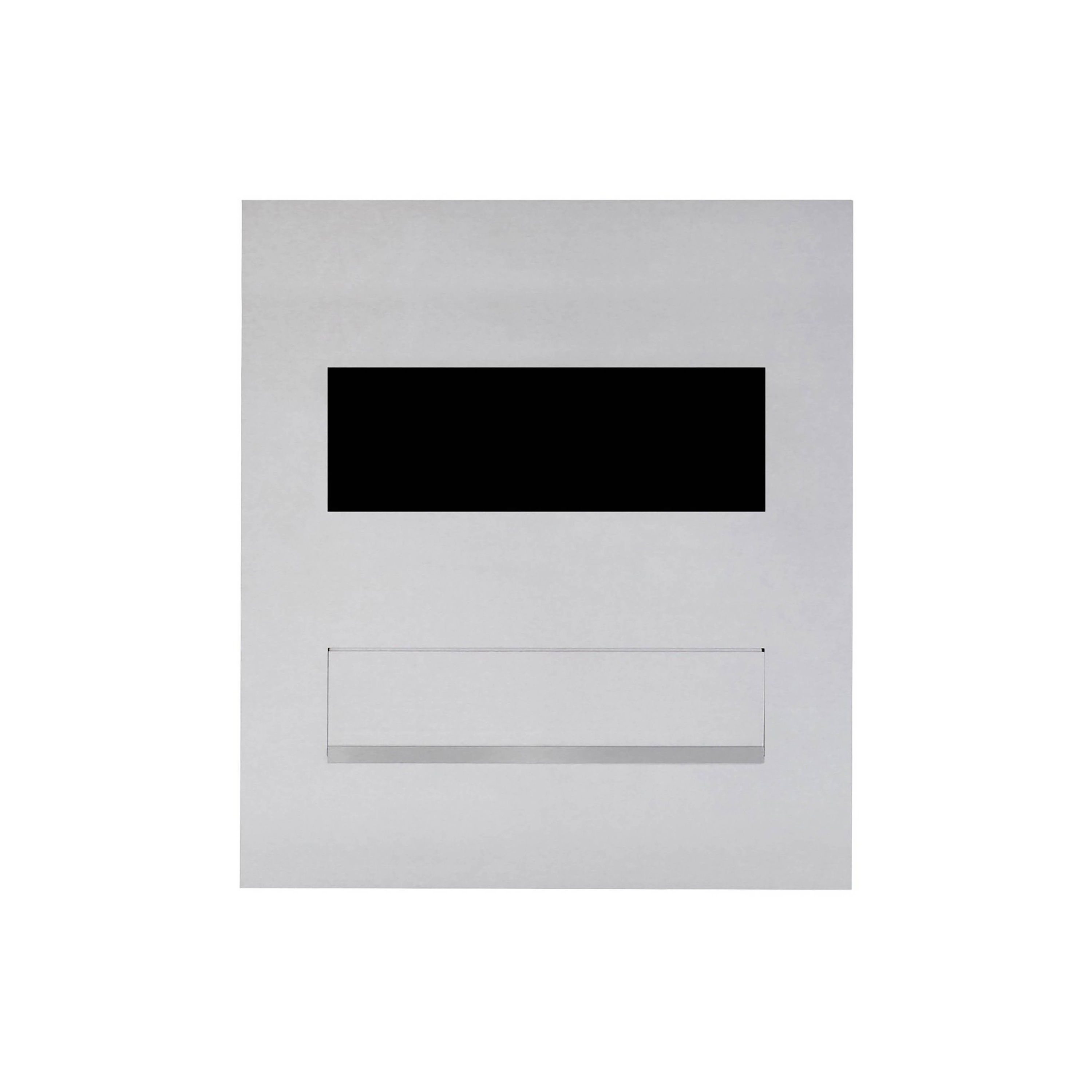 Display product Designer | Edelstahl Mauerdurchwurf Briefkasten Designer Modell - GIRA System 106 - 3-fach vorbereitet from manufacturer Briefkasten Manufaktur
