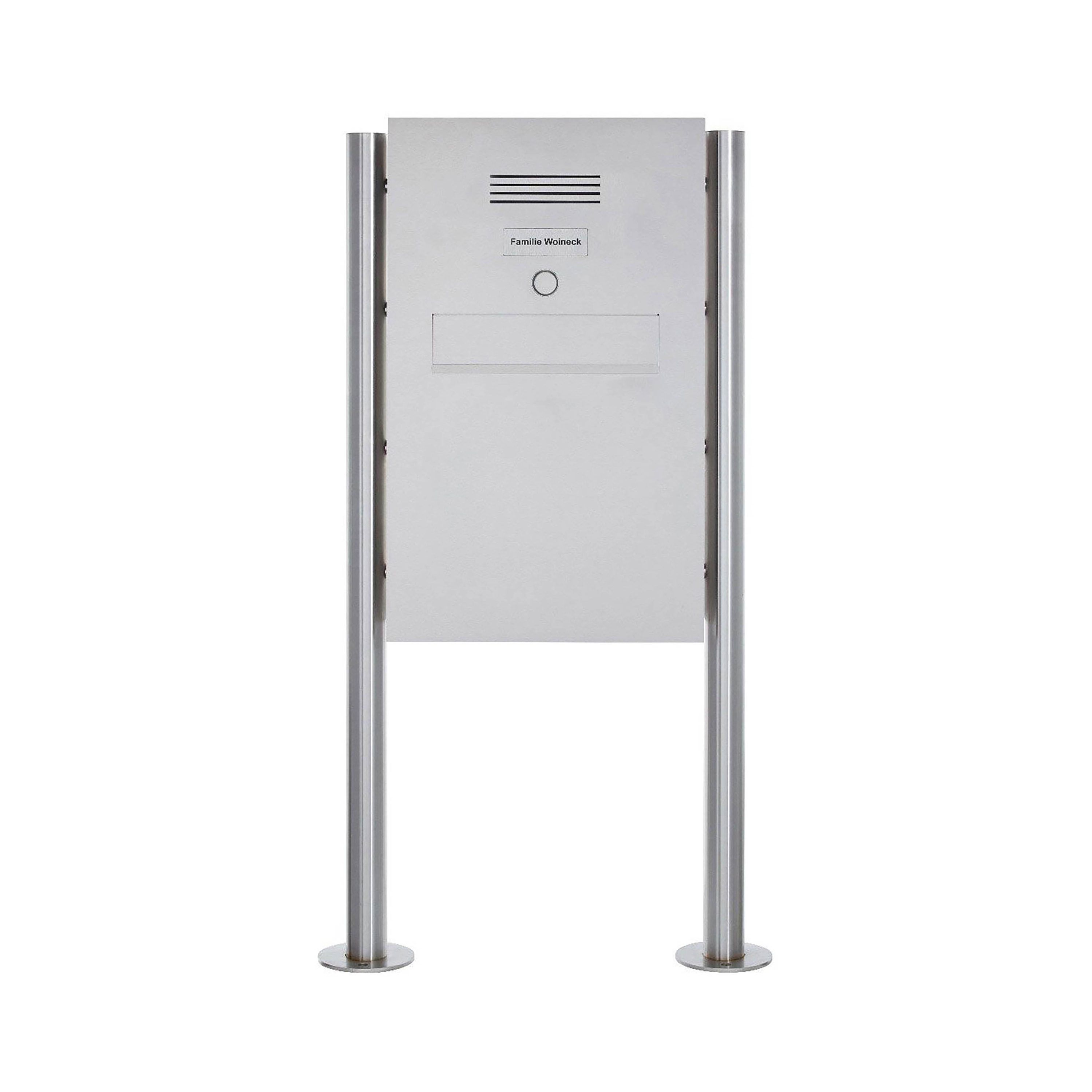 Display product Designer | Edelstahl Standbriefkasten - Zaunbriefkasten Designer Modell BIG ST-R - Clean Edition - INDIVIDUELL from manufacturer Briefkasten Manufaktur