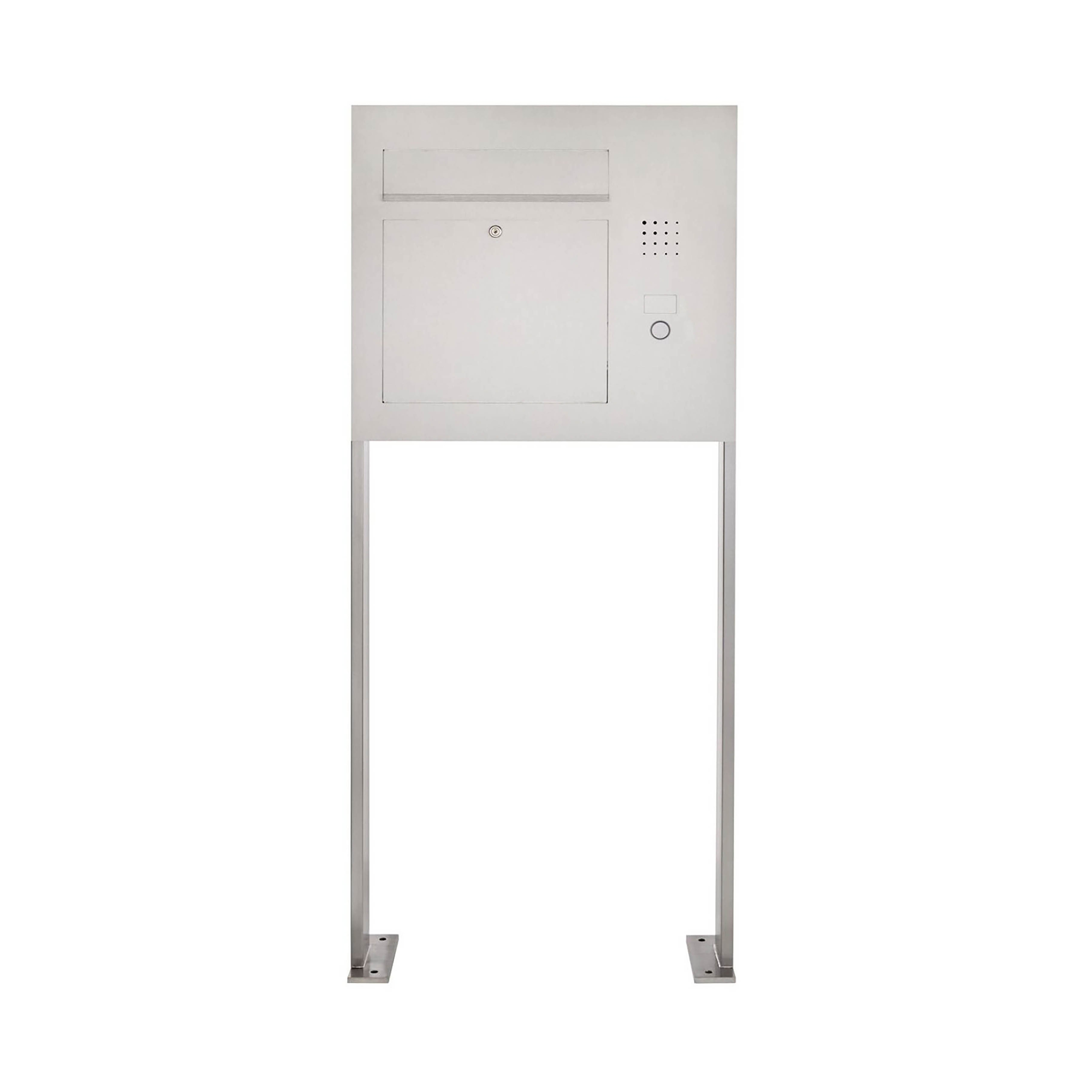 Display product Designer | Edelstahl Standbriefkasten Designer Modell BIG ST-P - Clean Edition - Seitlich - INDIVIDUELL Rechts from manufacturer Briefkasten Manufaktur
