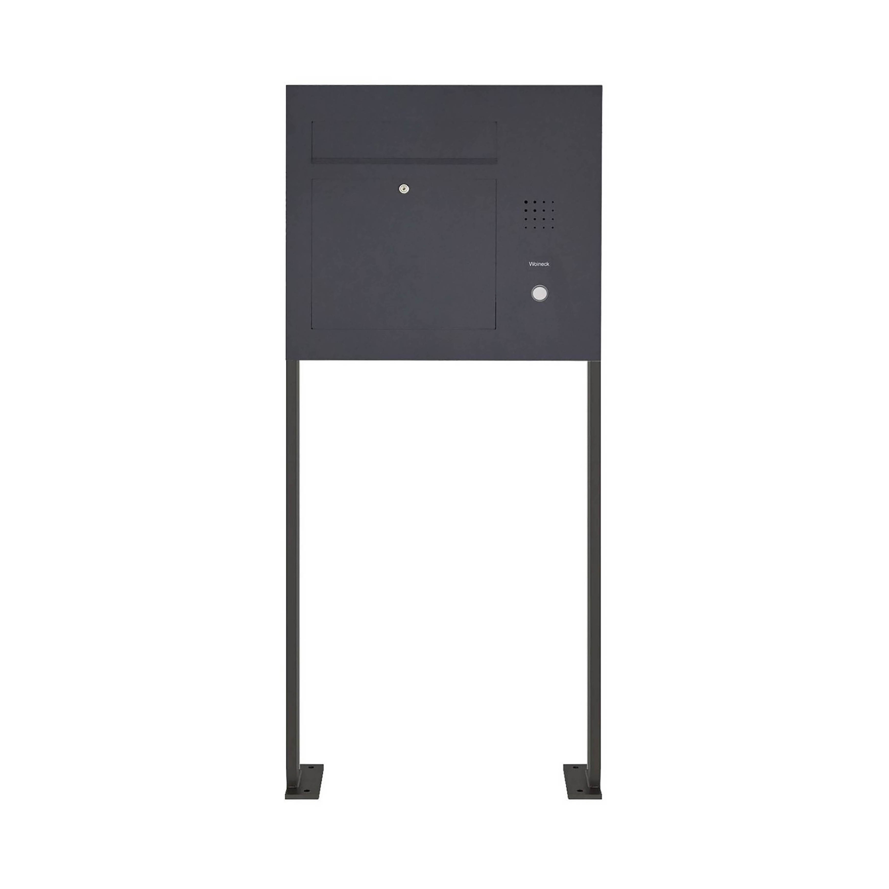 Display product Designer | Edelstahl Standbriefkasten Designer Modell BIG ST-P - Seitlich - RAL nach Wahl - INDIVIDUELL Rechts from manufacturer Briefkasten Manufaktur