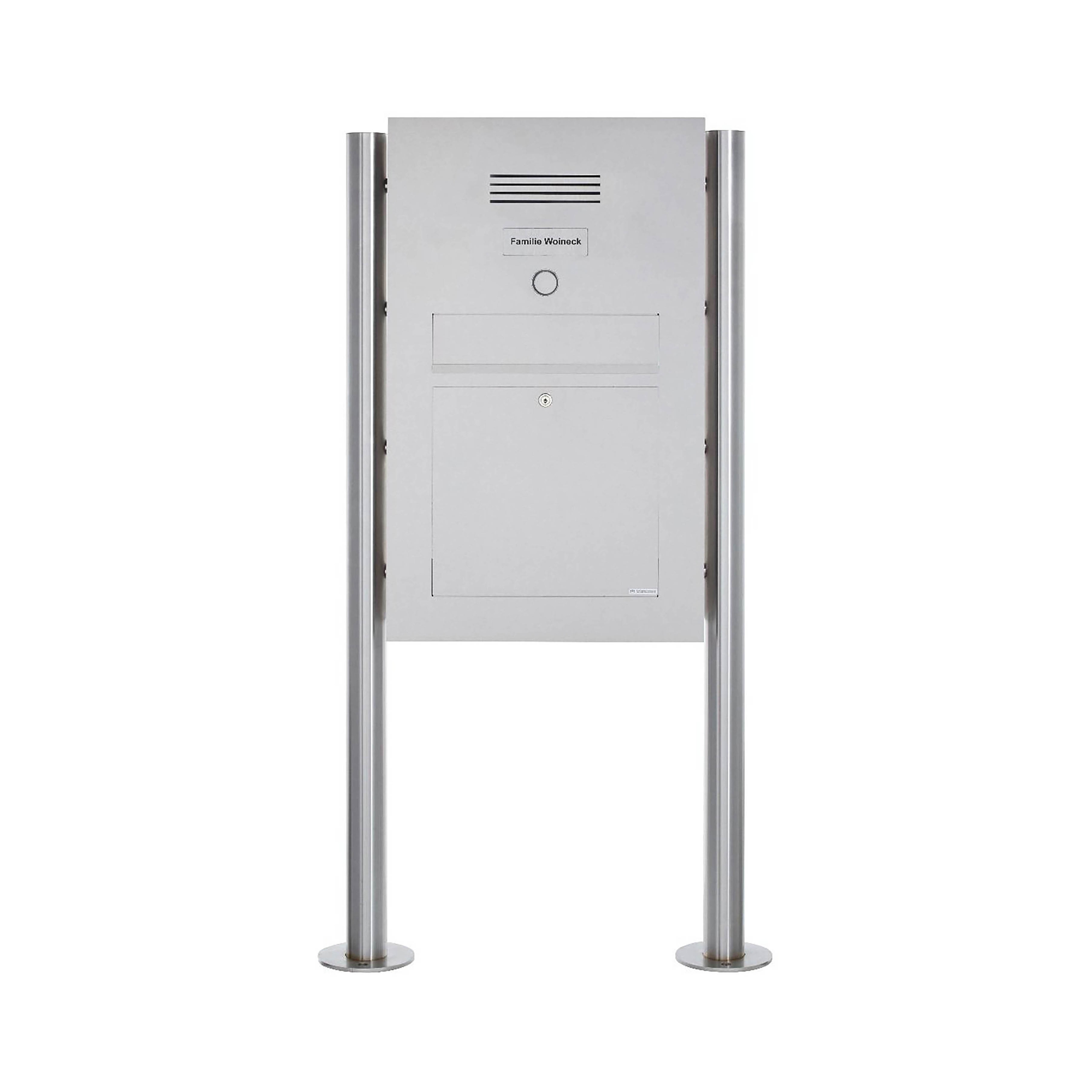 Display product Designer | Edelstahl Standbriefkasten Designer Modell BIG ST-R - Clean Edition - INDIVIDUELL from manufacturer Briefkasten Manufaktur