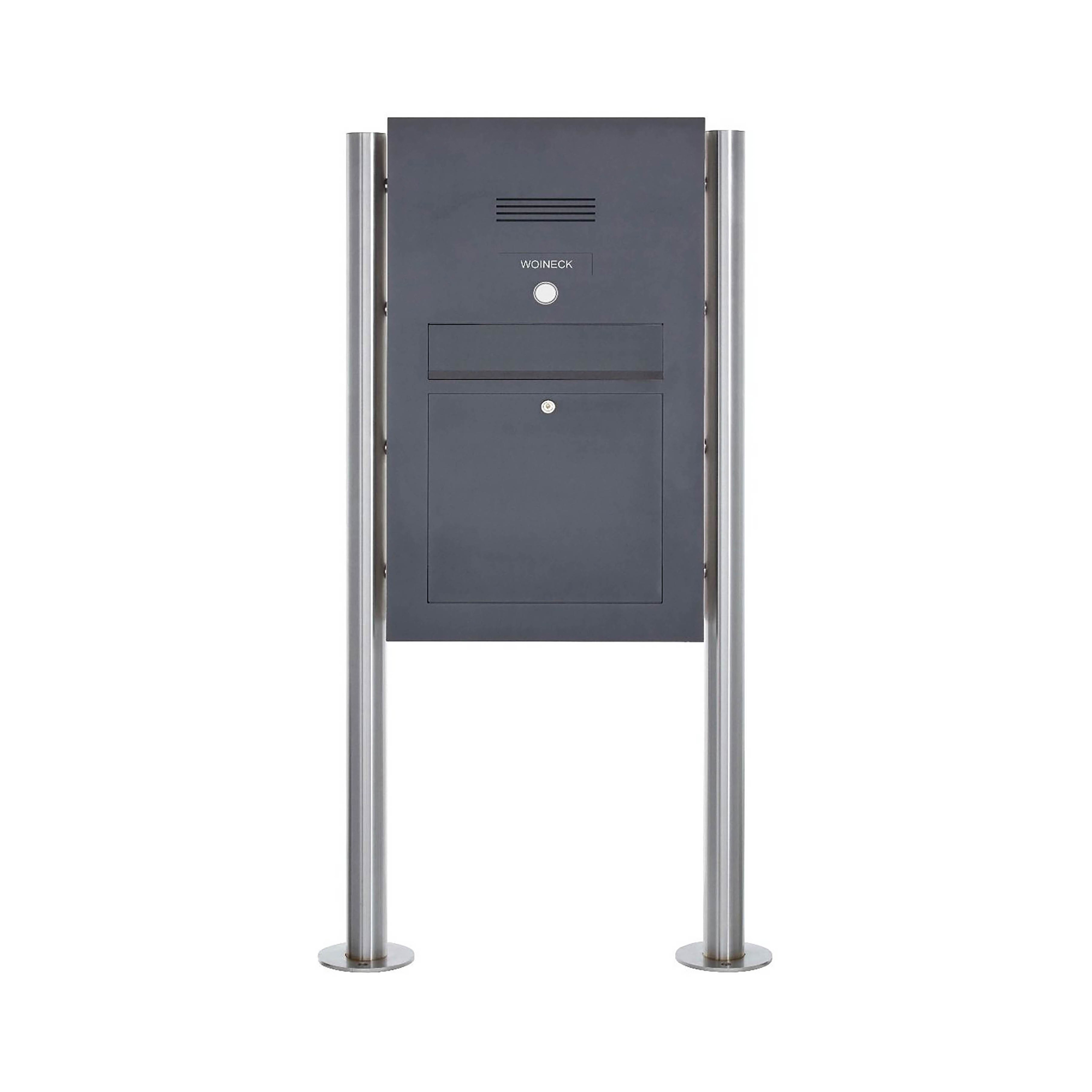 Display product Designer | Edelstahl Standbriefkasten Designer Modell BIG ST-R - Clean Edition - RAL nach Wahl - INDIVIDUELL from manufacturer Briefkasten Manufaktur