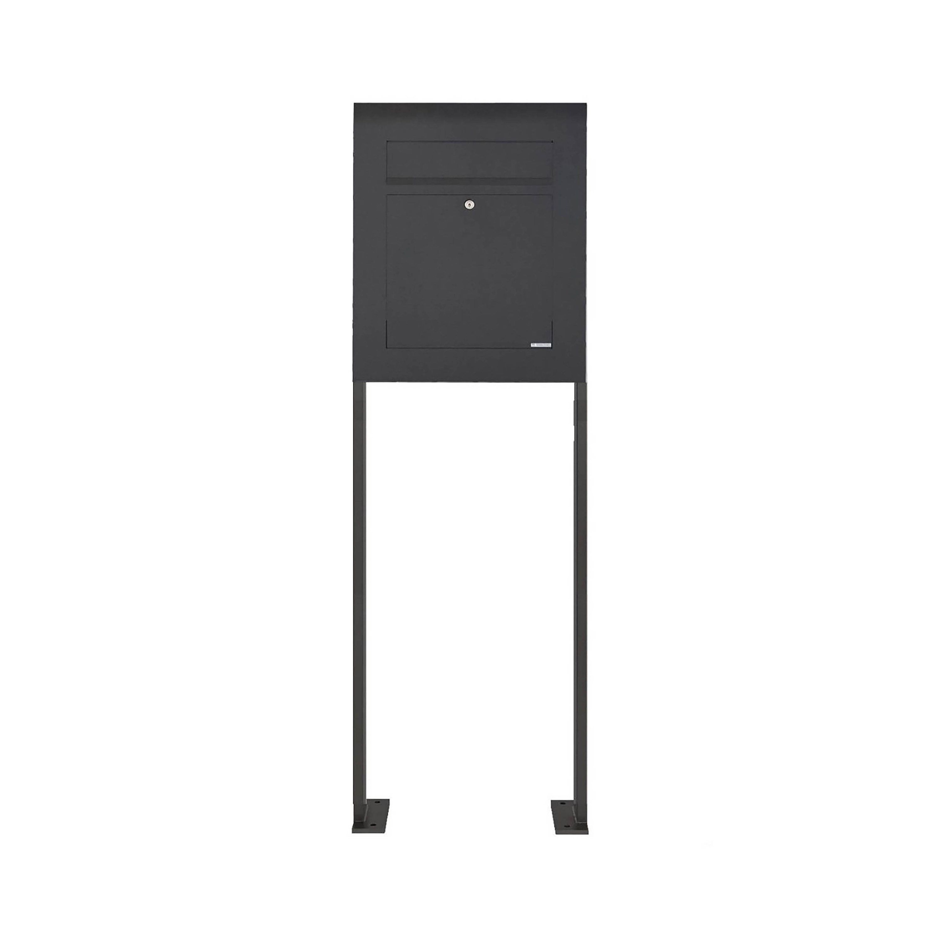 Designer | Edelstahl Standbriefkasten DESIGNER Style BIG ST-P pulverbeschichtet