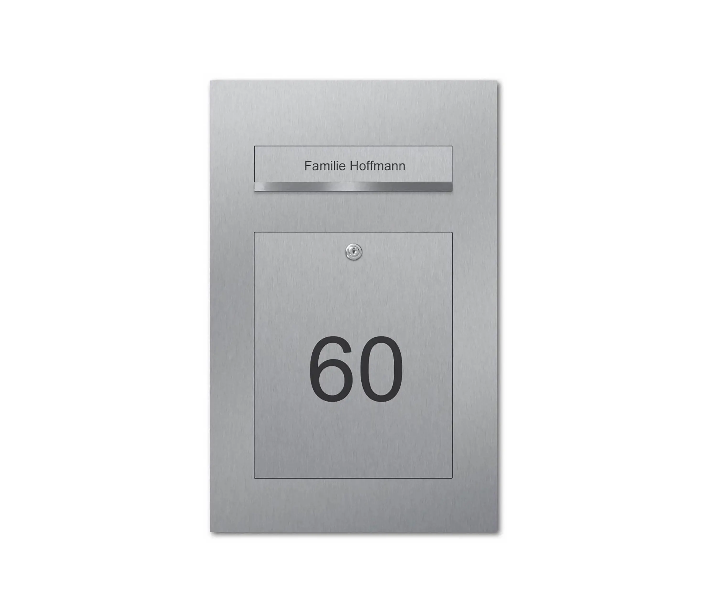 Briefkasten Manufaktur - Designer | Edelstahl Standbriefkasten DESIGNER Style ST-P