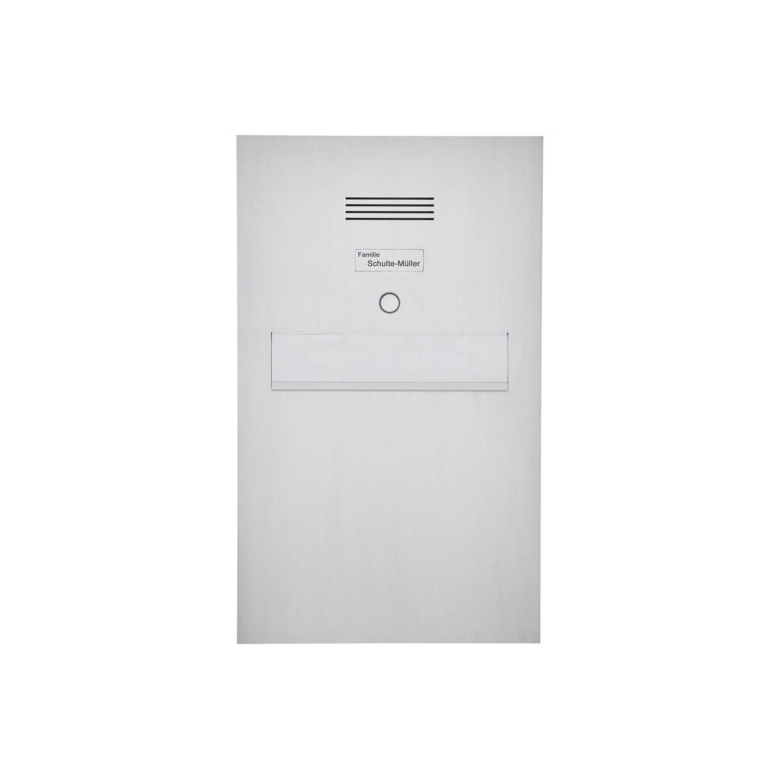 Display product Designer | Edelstahl Zaunbriefkasten Designer Modell BIG - Clean Edition - INDIVIDUELL from manufacturer Briefkasten Manufaktur