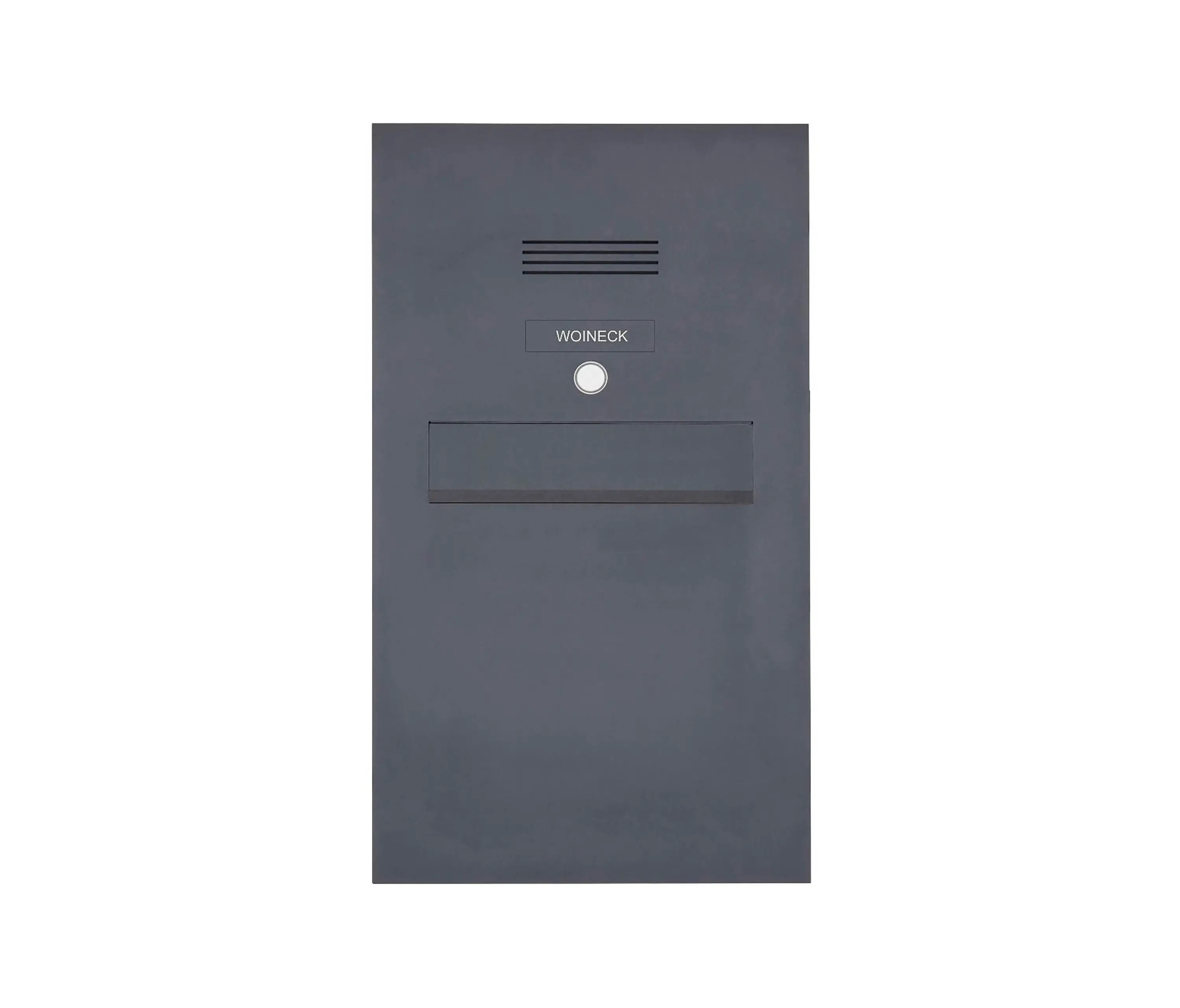 Briefkasten Manufaktur - Designer | Edelstahl Zaunbriefkasten Designer Modell BIG - Clean Edition - RAL nach Wahl - INDIVIDUELL