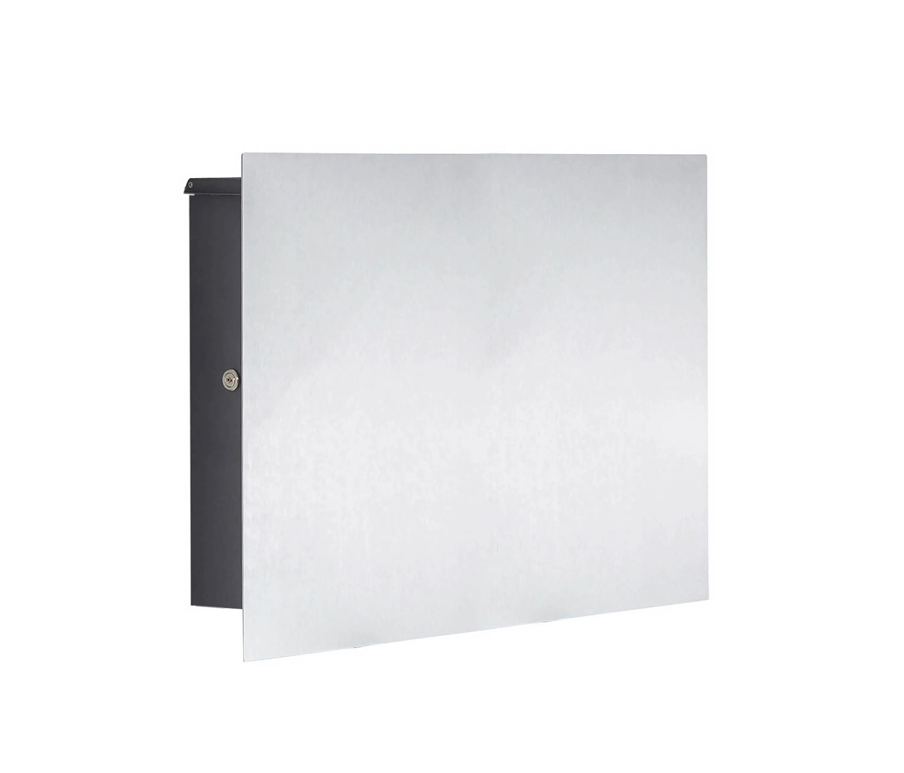 Briefkasten Manufaktur - Schiller | Design Briefkasten & Zeitungsfach SCHILLER BIG VA7016 - Edelstahl V2A, geschliffen & RAL 7016