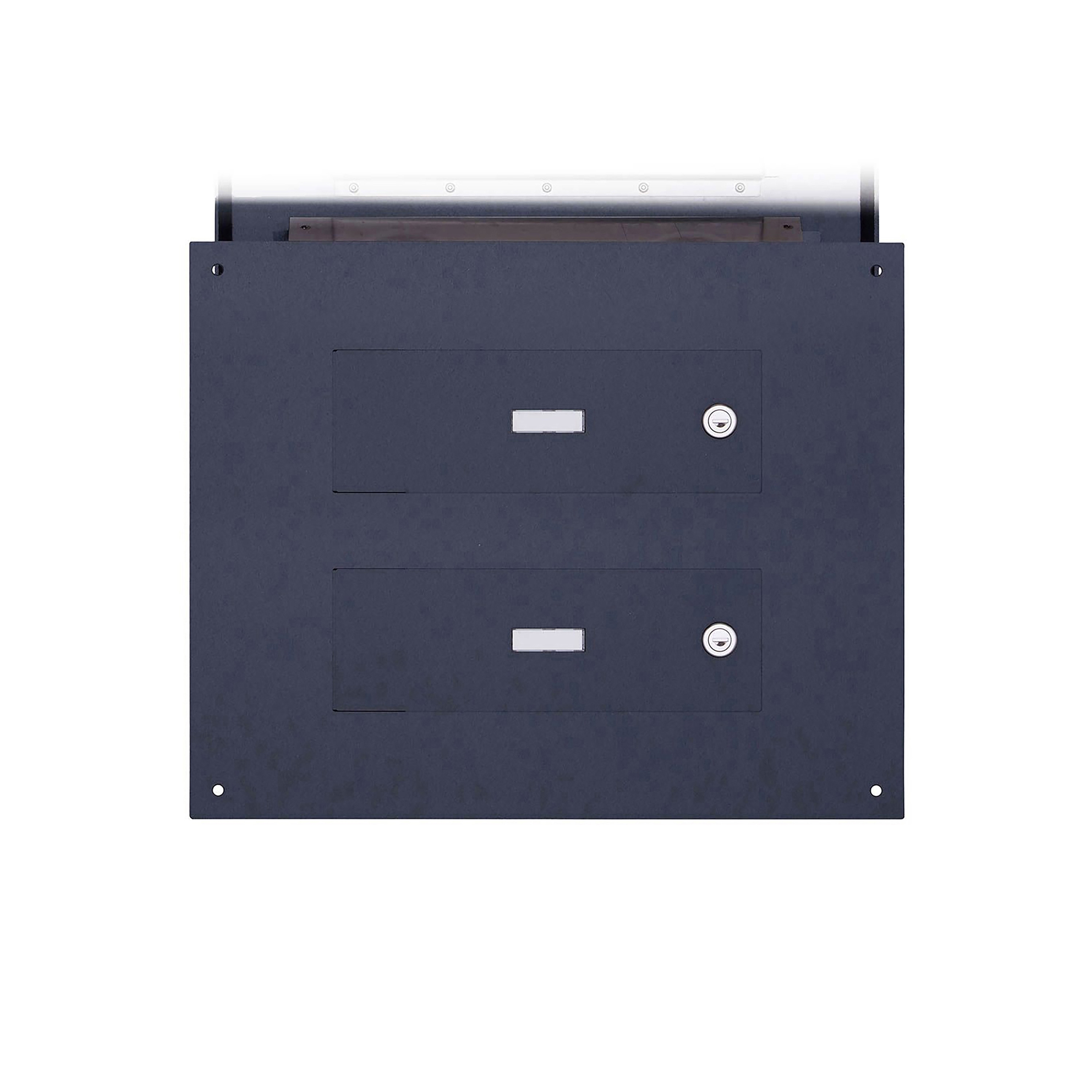 Mostrar el producto Designer | 3er Edelstahl Mauerdurchwurf Briefkasten Designer - RAL Farbe - GIRA System 106 - 3-fach vorbereitet del fabricante Briefkasten Manufaktur