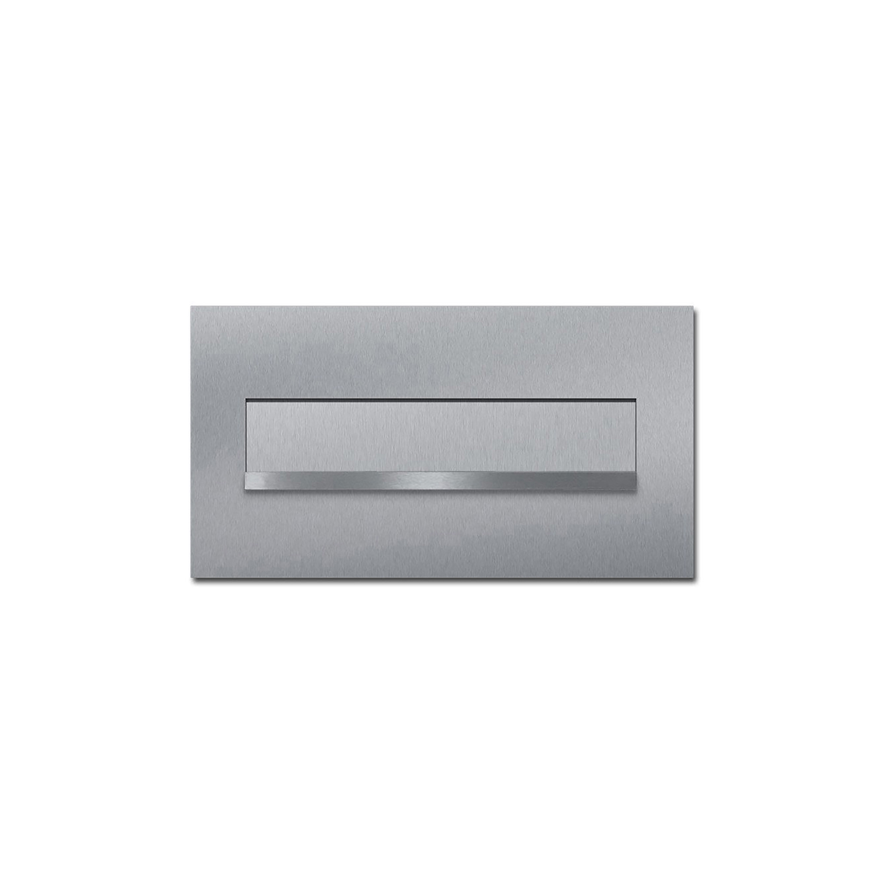Display product Designer | Edelstahl Mauerdurchwurf Briefkasten DESIGNER Style - Edelstahl geschliffen from manufacturer Briefkasten Manufaktur