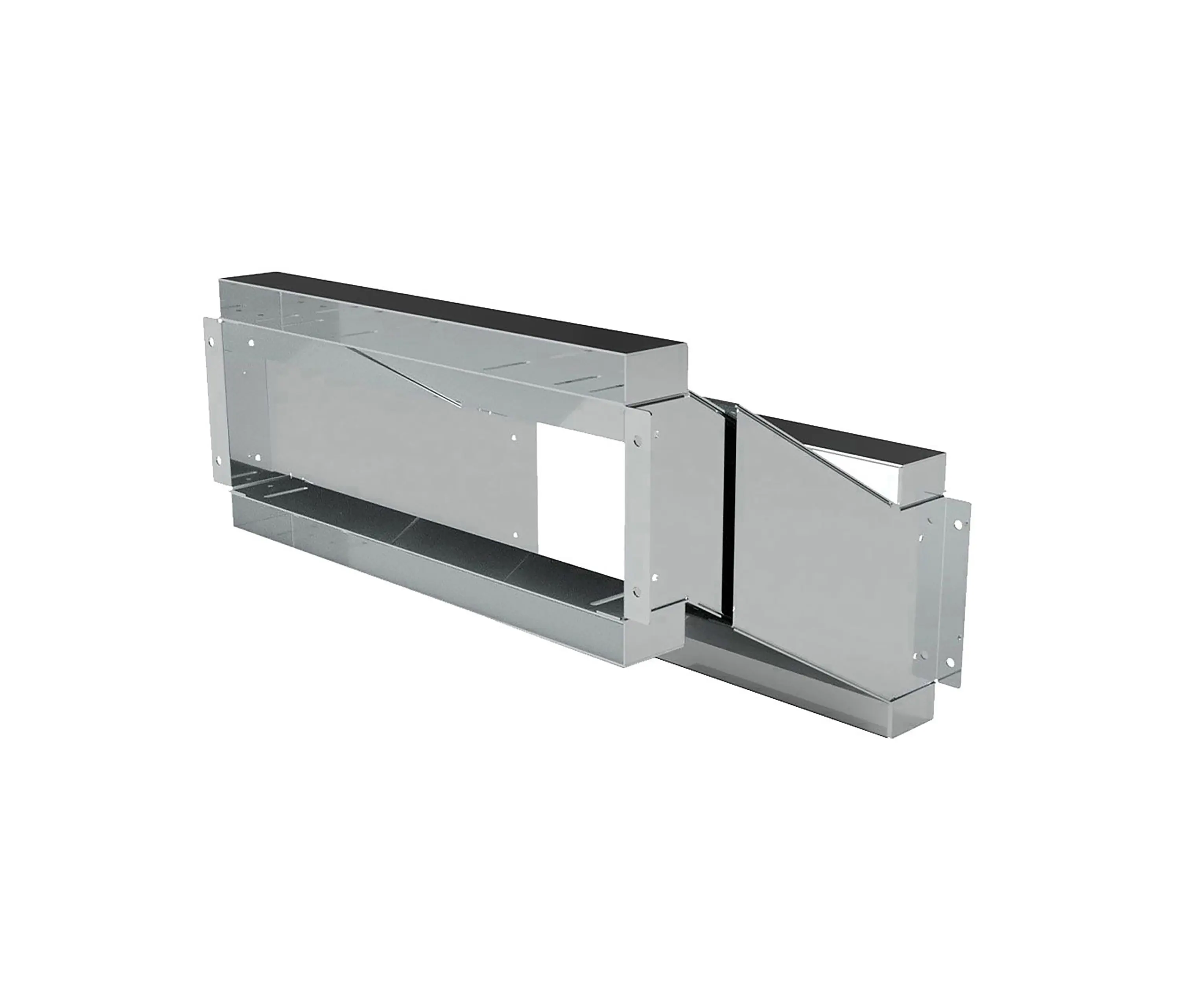 Briefkasten Manufaktur - Designer | Edelstahl Mauerdurchwurf Briefkasten DESIGNER Style - RAL nach Wahl