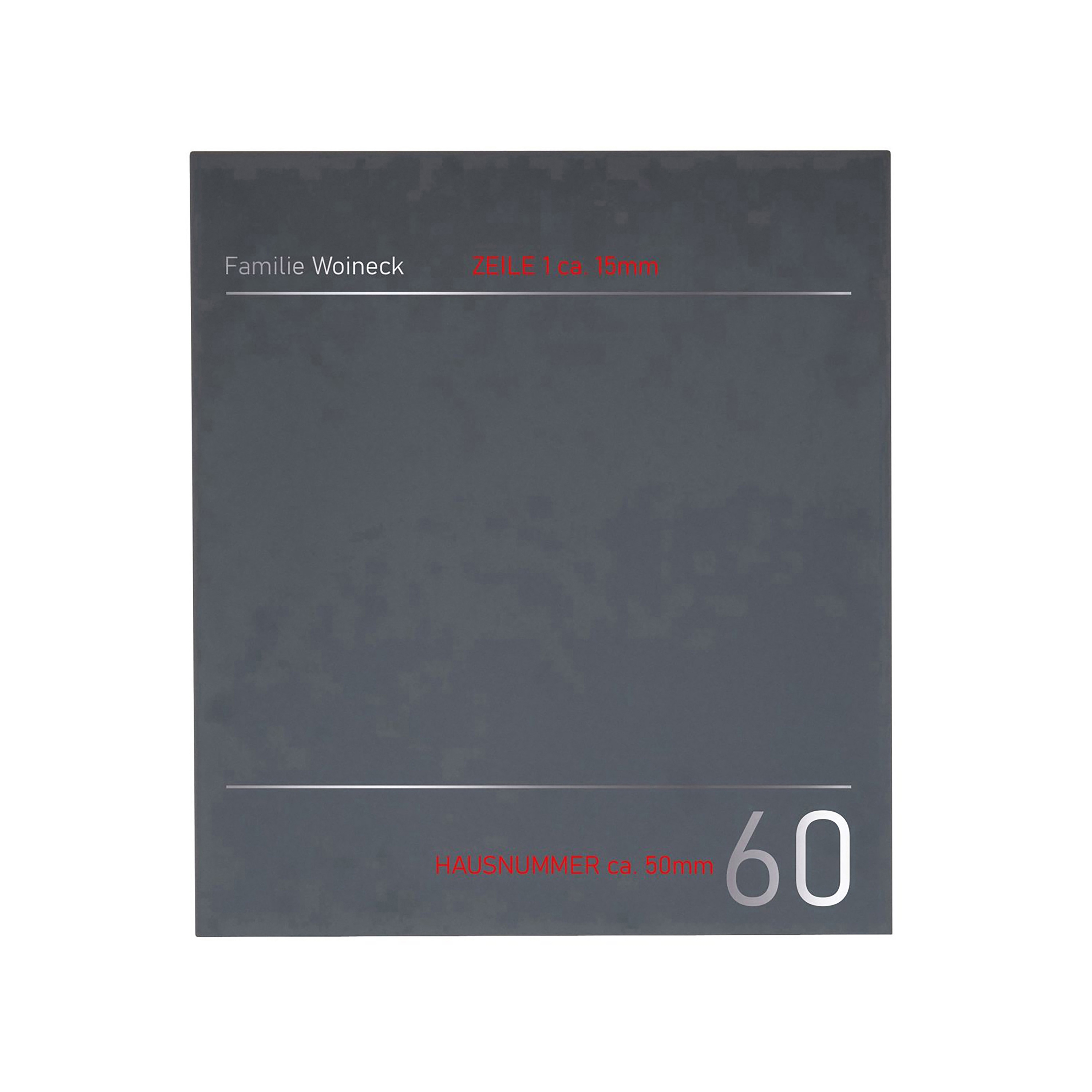 Afficher le produit Schiller | Design Edelstahl Standbriefkasten SCHILLER MEDIUM Elegance I - Hausnummer - Name - RAL nach Wahl du fabricant Briefkasten Manufaktur