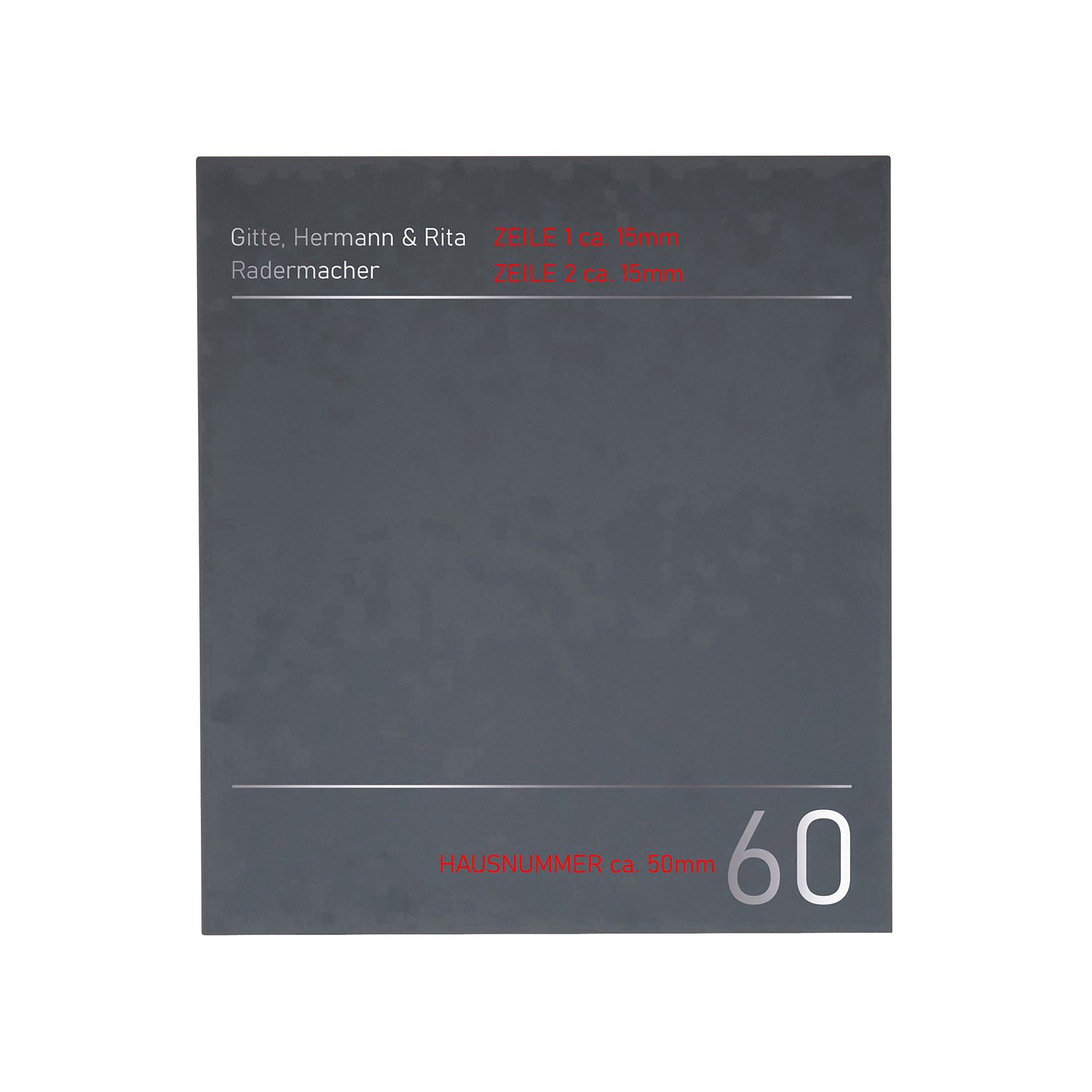 Mostrar el producto Schiller | Design Edelstahl Standbriefkasten SCHILLER MEDIUM Elegance I - Hausnummer - Name - RAL nach Wahl del fabricante Briefkasten Manufaktur