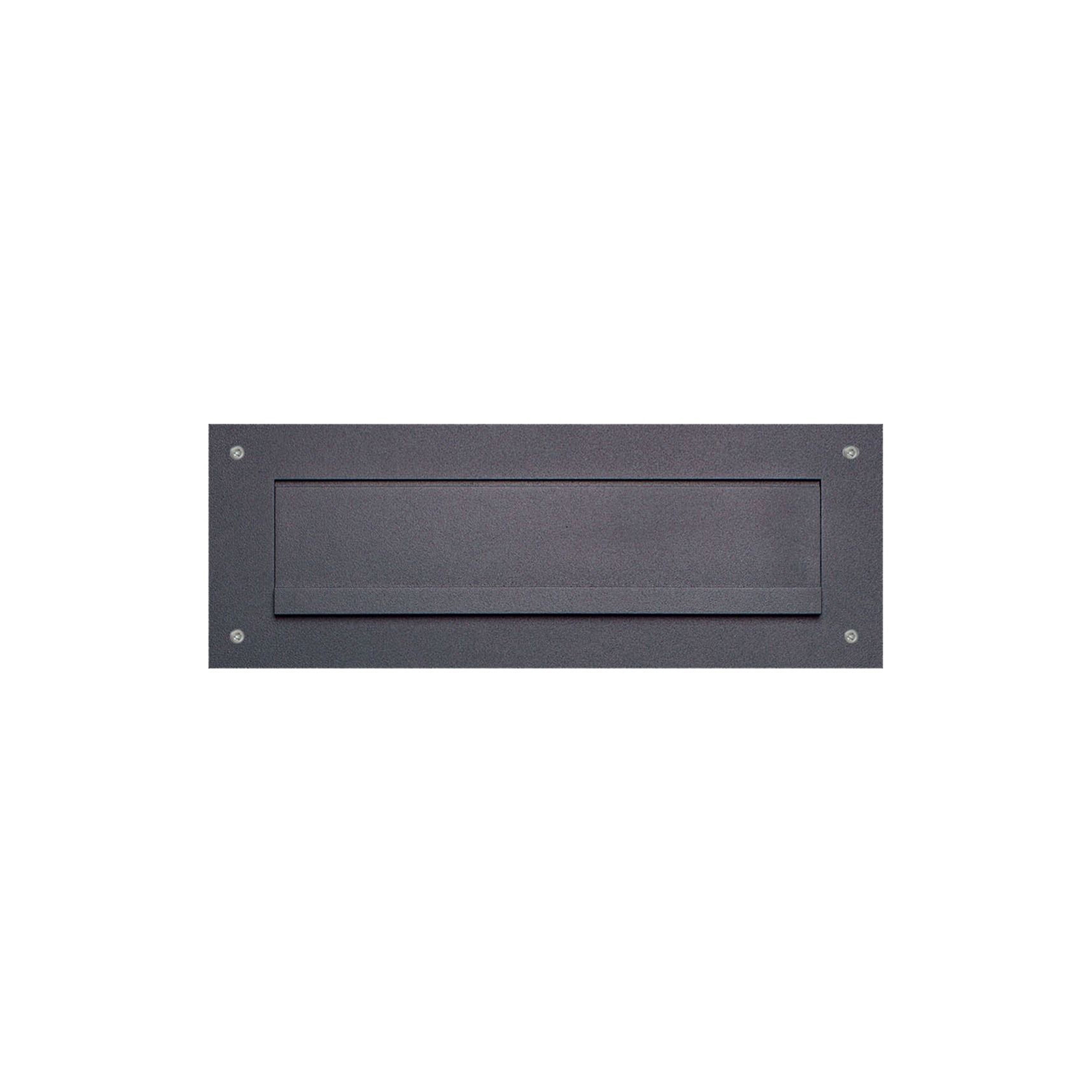 Display product Designer | Briefeinwurf aus Edelstahl - RAL nach Wahl - Einwurf 350x63mm - 410x140mm RAL 7016 anthrazitgrau feinstruktur matt from manufacturer Briefkasten Manufaktur