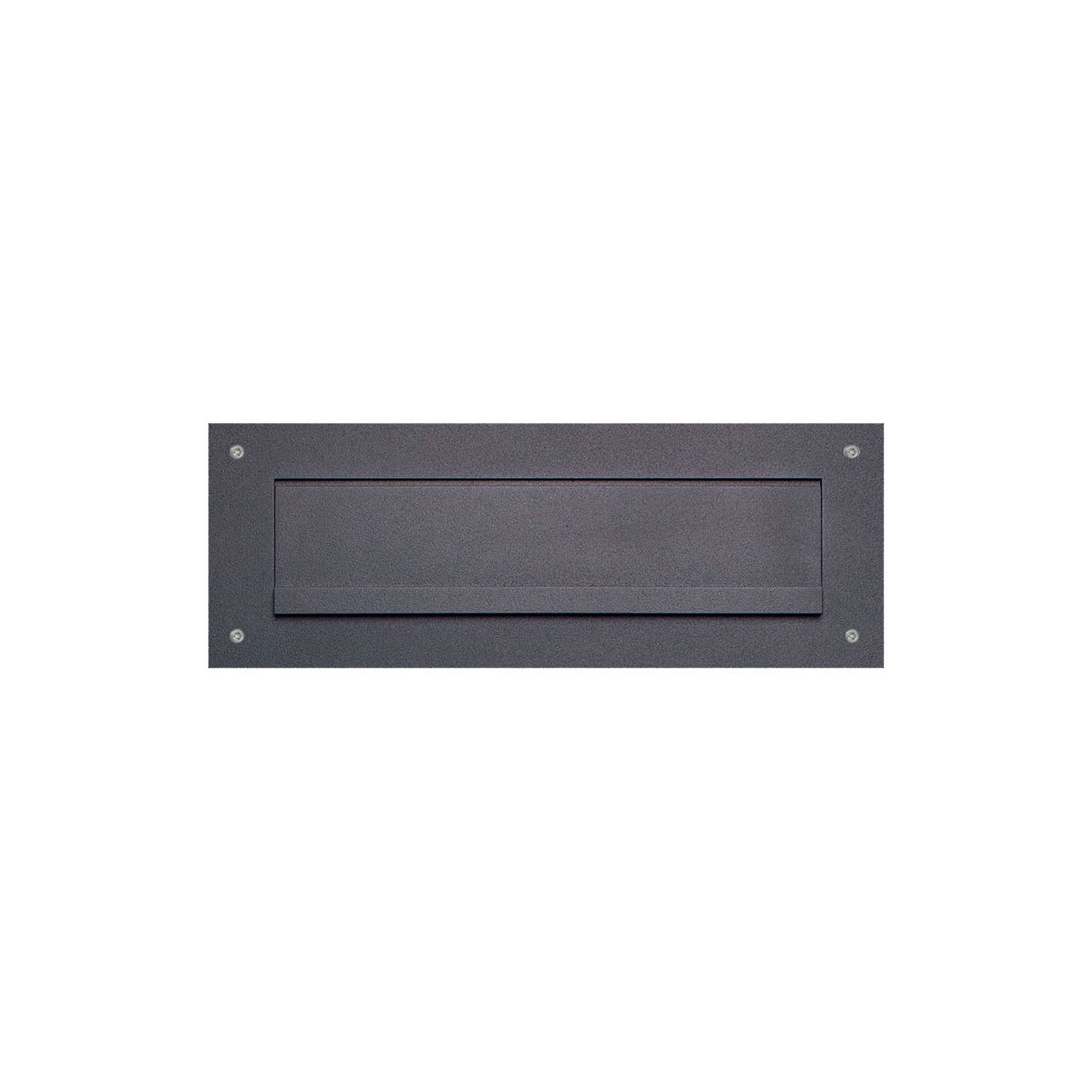 Display product Designer | Briefeinwurf aus Edelstahl - RAL nach Wahl - Einwurf 240x35mm - 300x115mm RAL 7016 anthrazitgrau feinstruktur matt from manufacturer Briefkasten Manufaktur