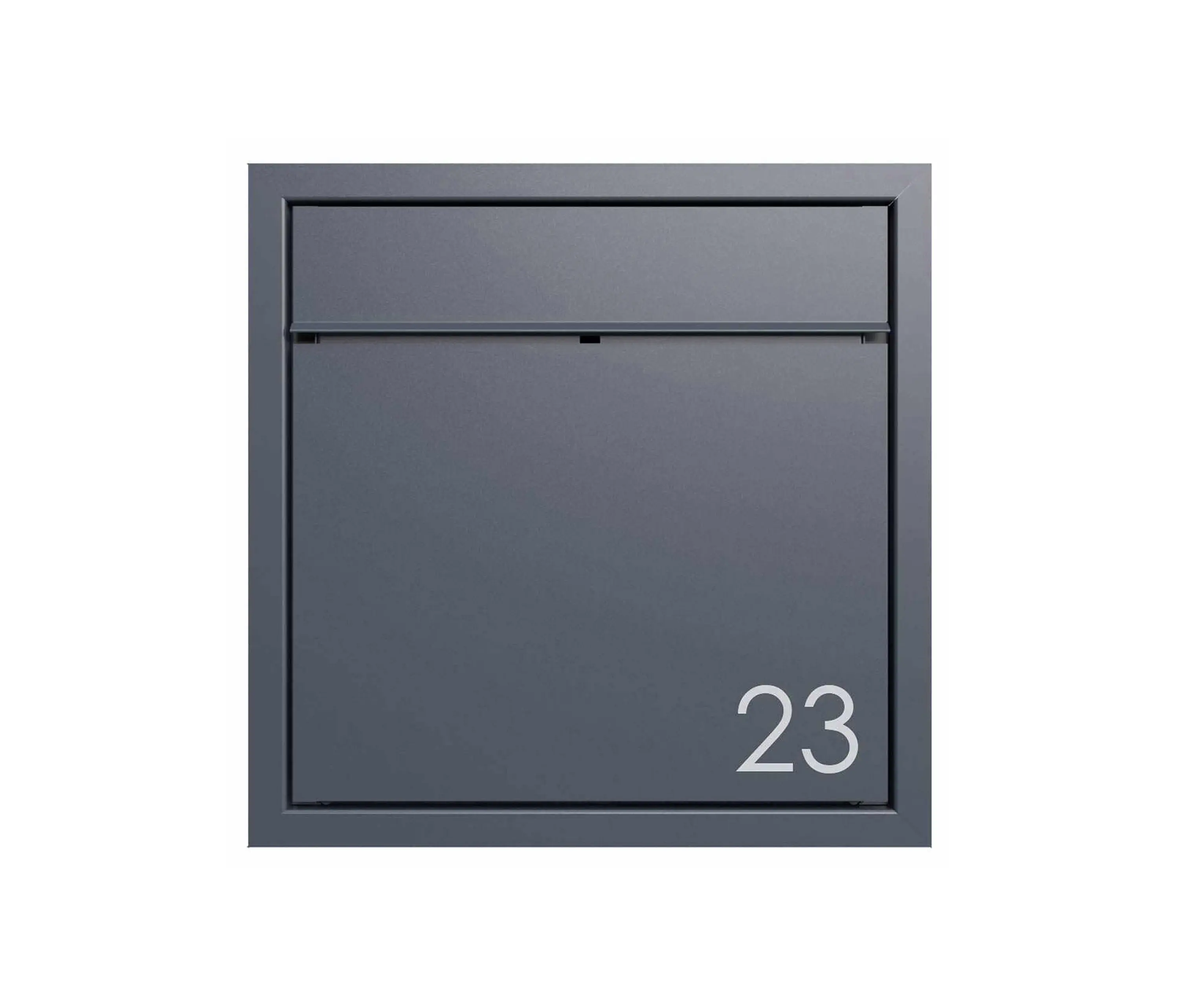 Briefkasten Manufaktur - Goethe | Design flush-mounted letterbox GOETHE UP - RAL of your choice