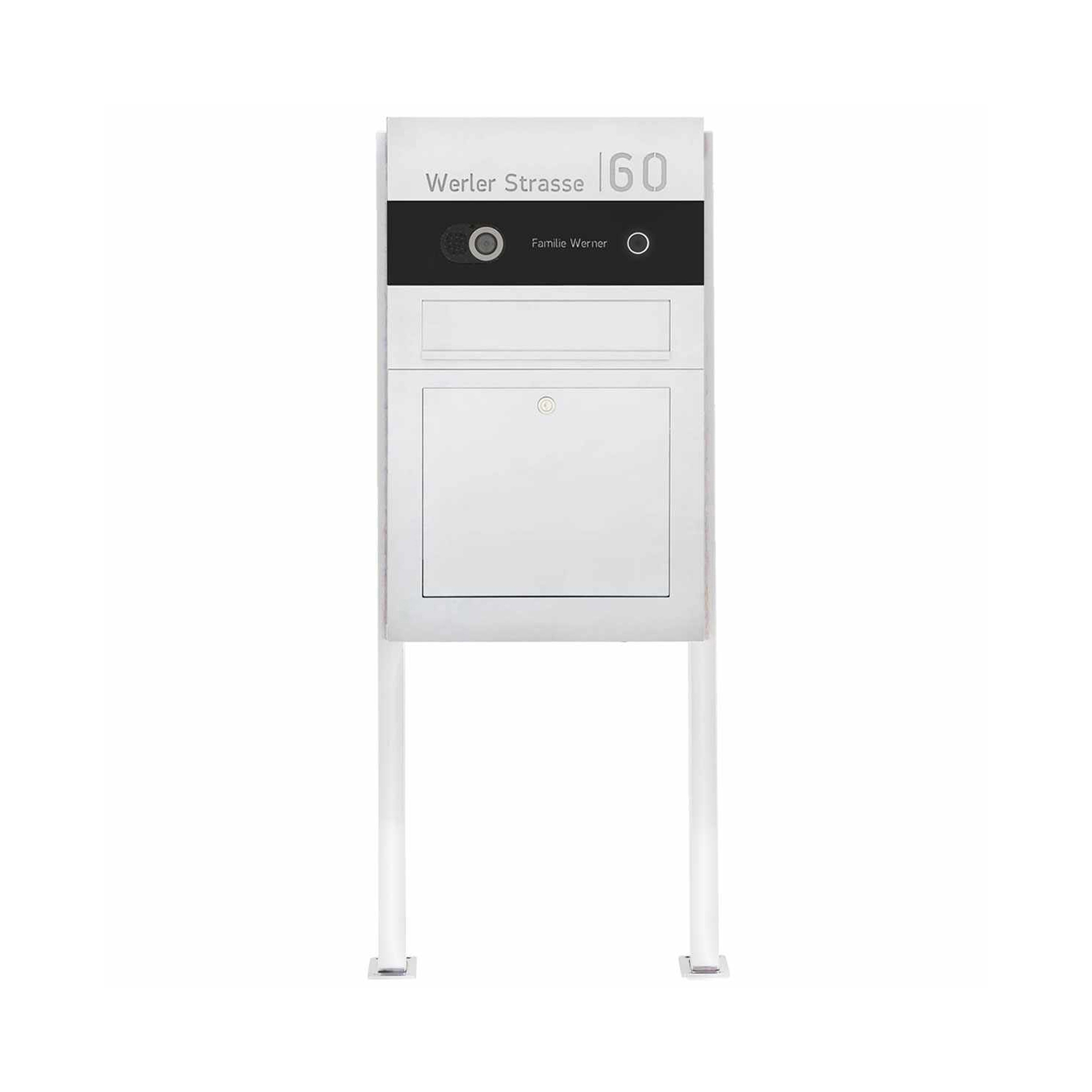 Display product Division | Division BIG letterbox - BI-Color Edition - Comelit Switch VIDEO complete set - 2-wire from manufacturer Briefkasten Manufaktur