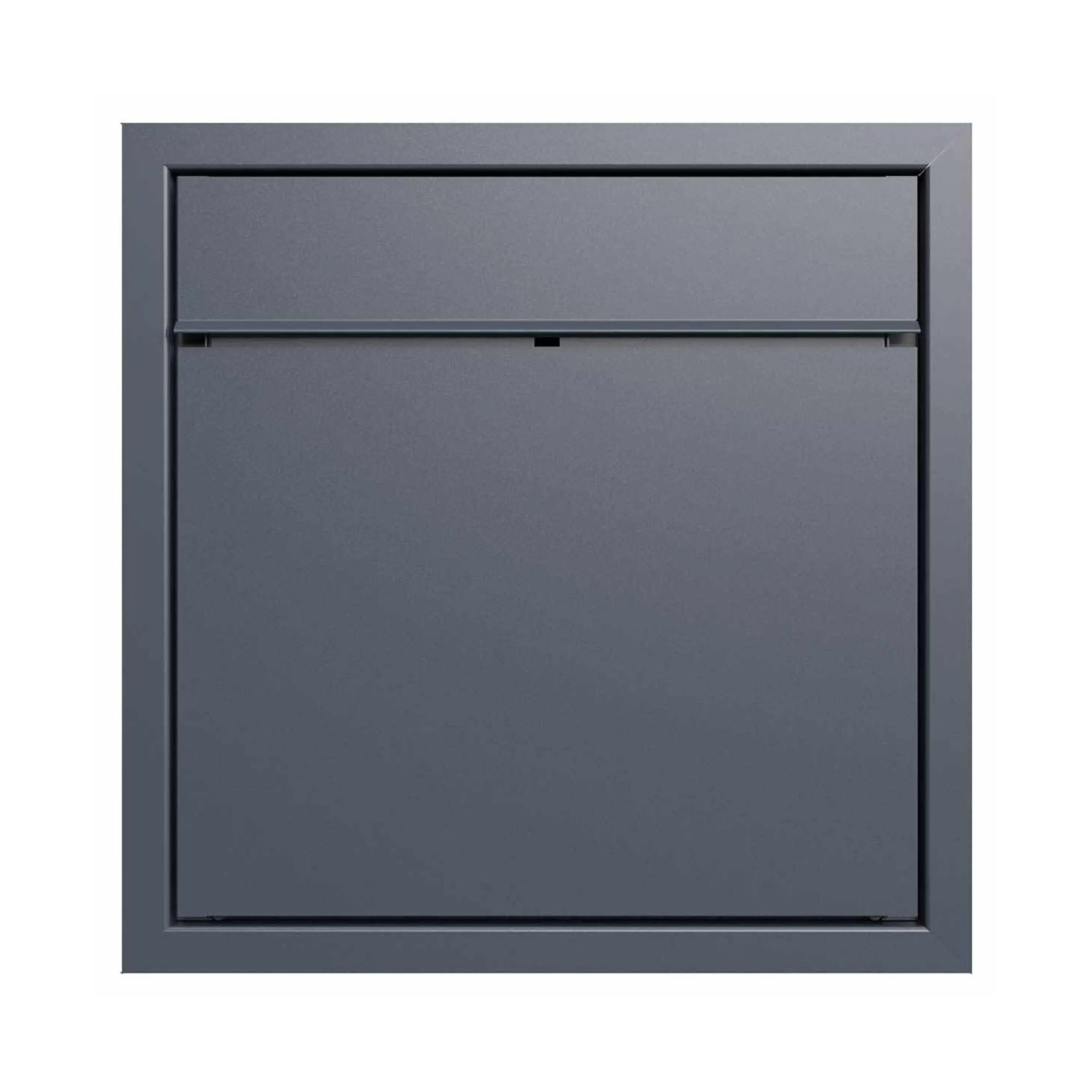 Briefkasten Manufaktur - Design flush-mounted letterbox GOETHE UP - RAL of your choice 100mm depth
