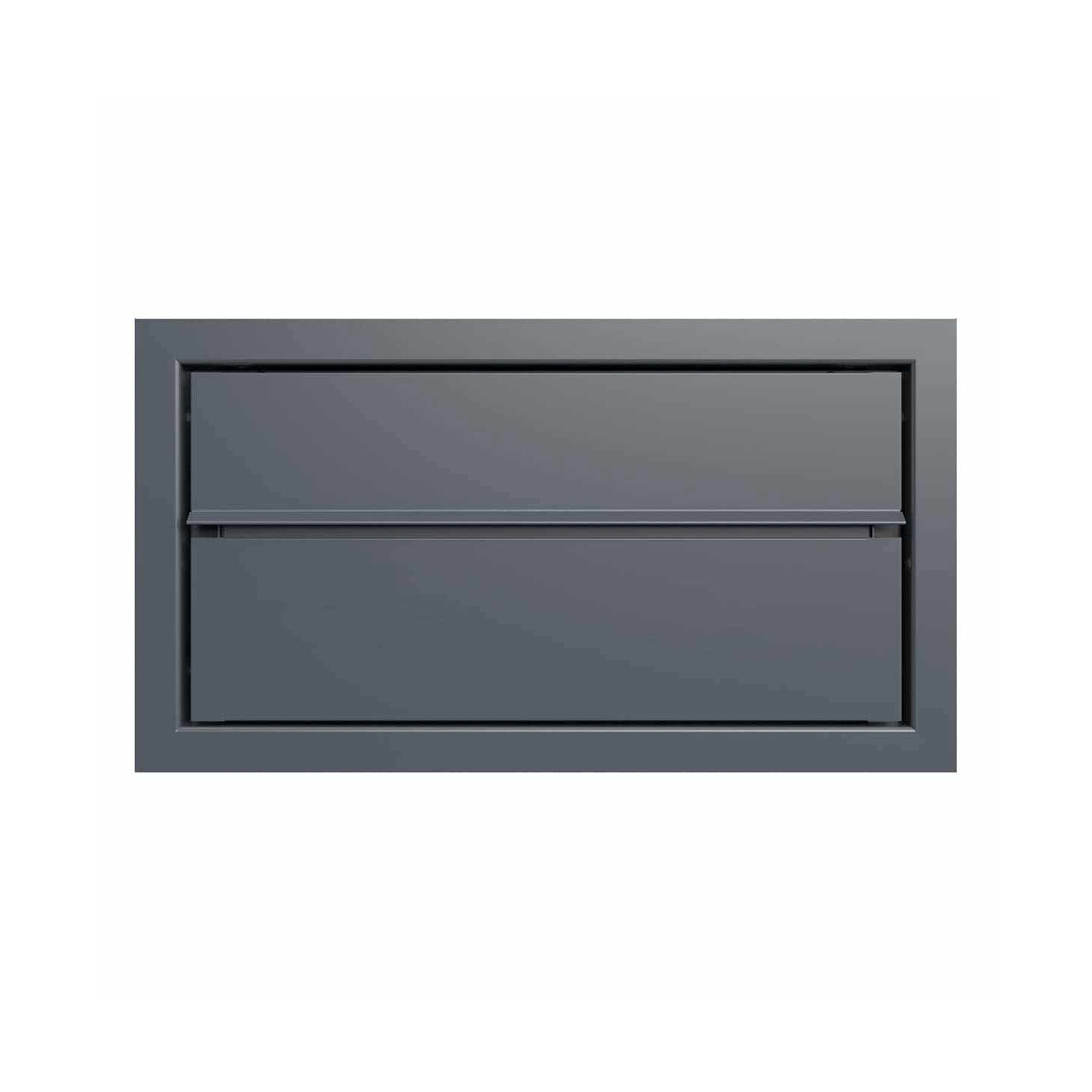 Display product Design pass-through letterbox GOETHE MDW - RAL of your choice 300-390mm depth from manufacturer Briefkasten Manufaktur