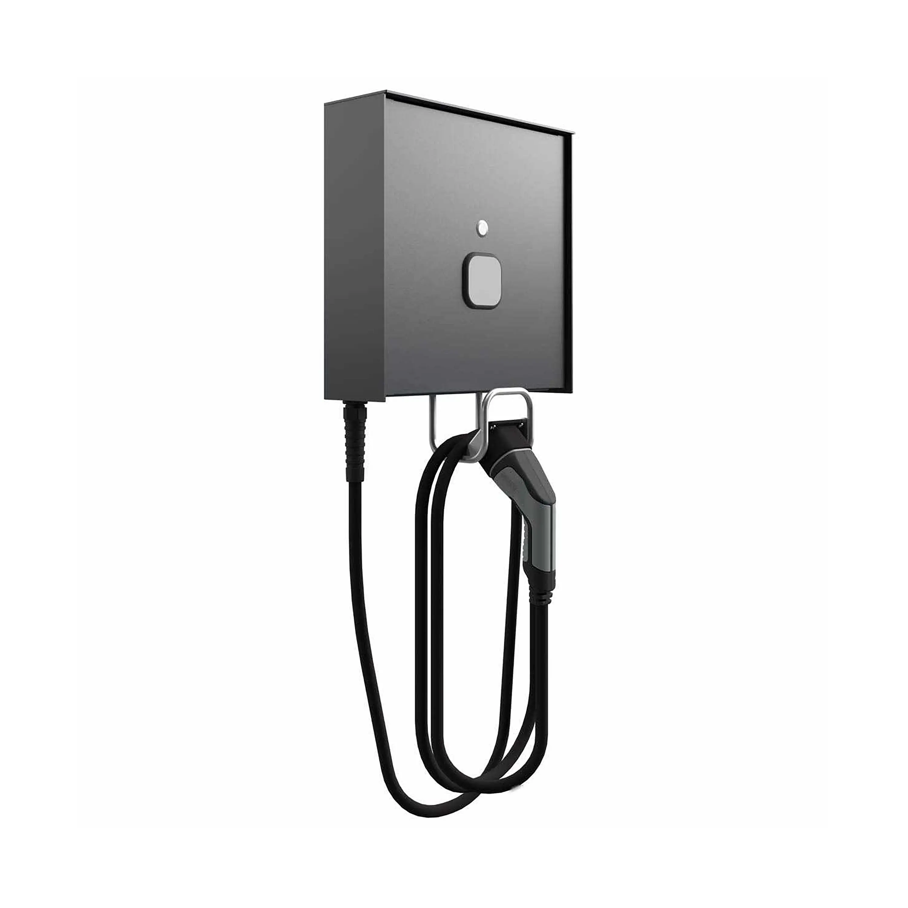 Briefkasten Manufaktur - Wallbox Goethe BASIC Charge 1X - 11kW/16A con cavo di ricarica tipo 2 RFID (incl. 2 Keyfob)