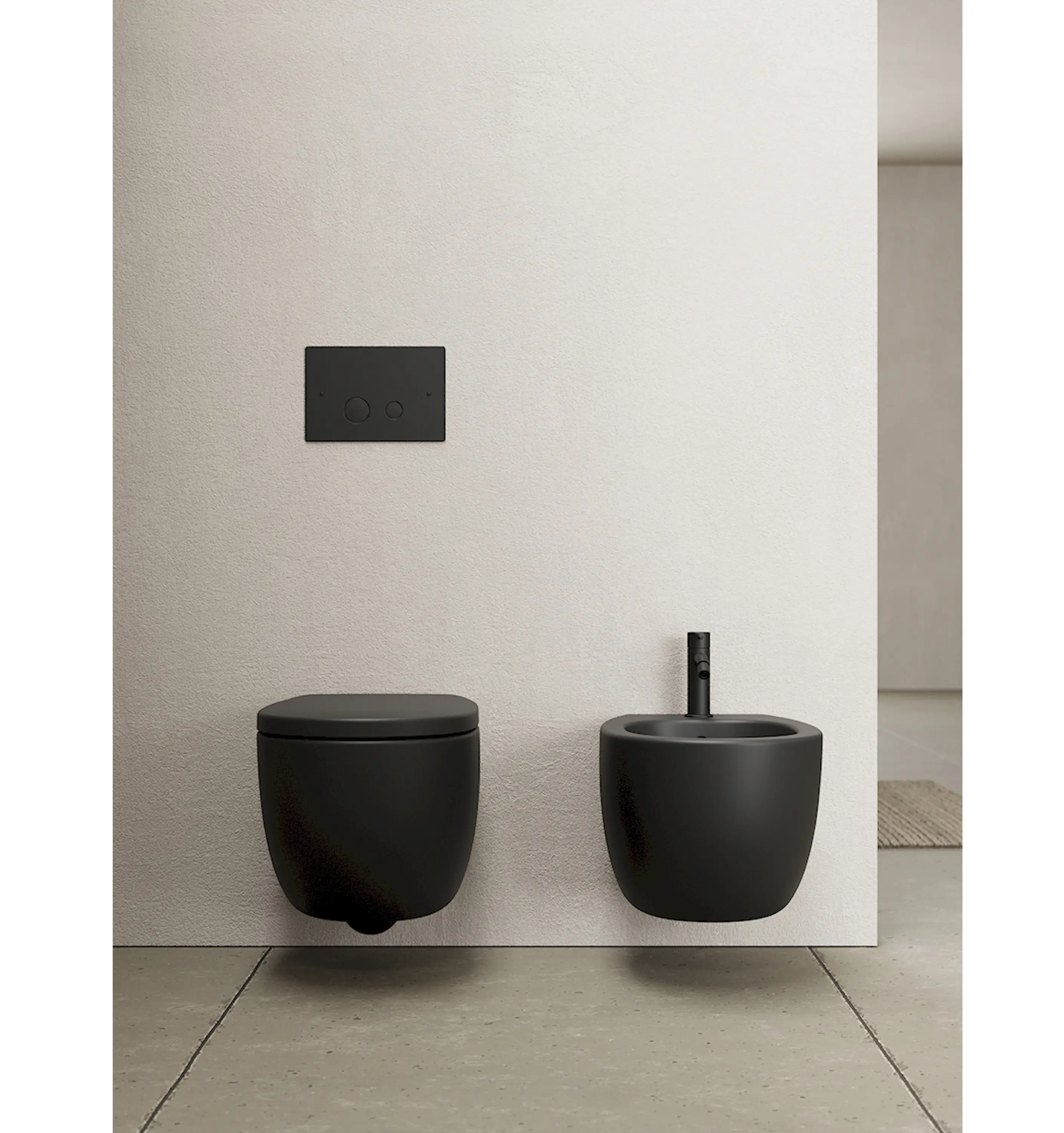 NIC Design - Milk - Rimless wall-hung toilet