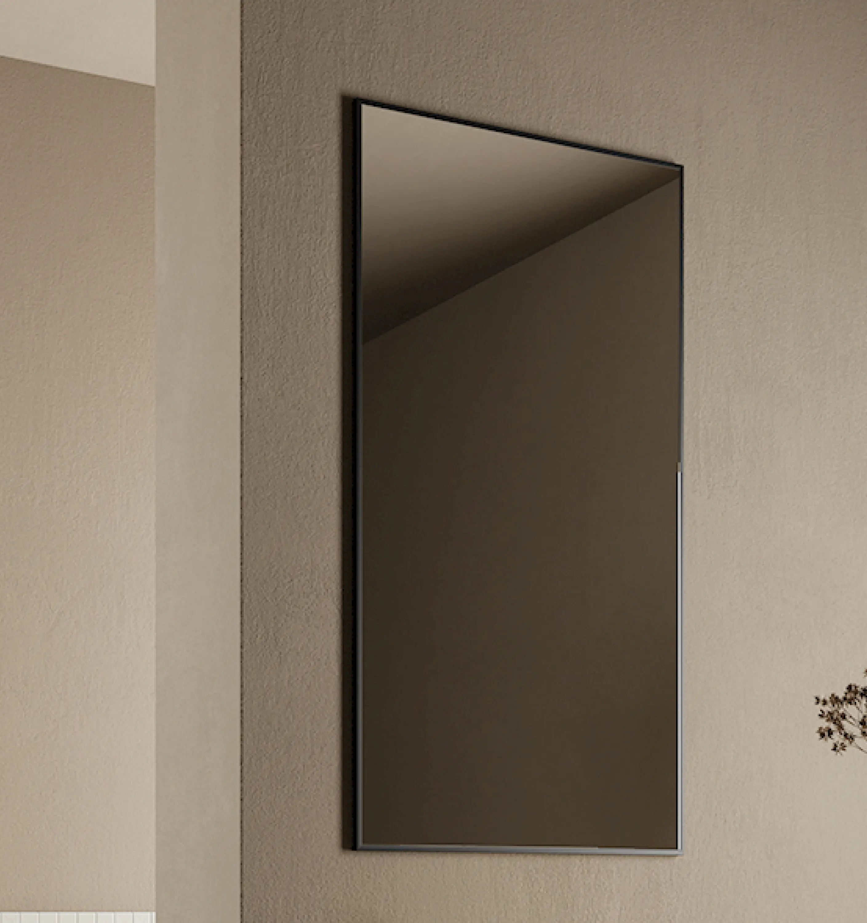 NIC Design - Outline - rectangular framed mirror