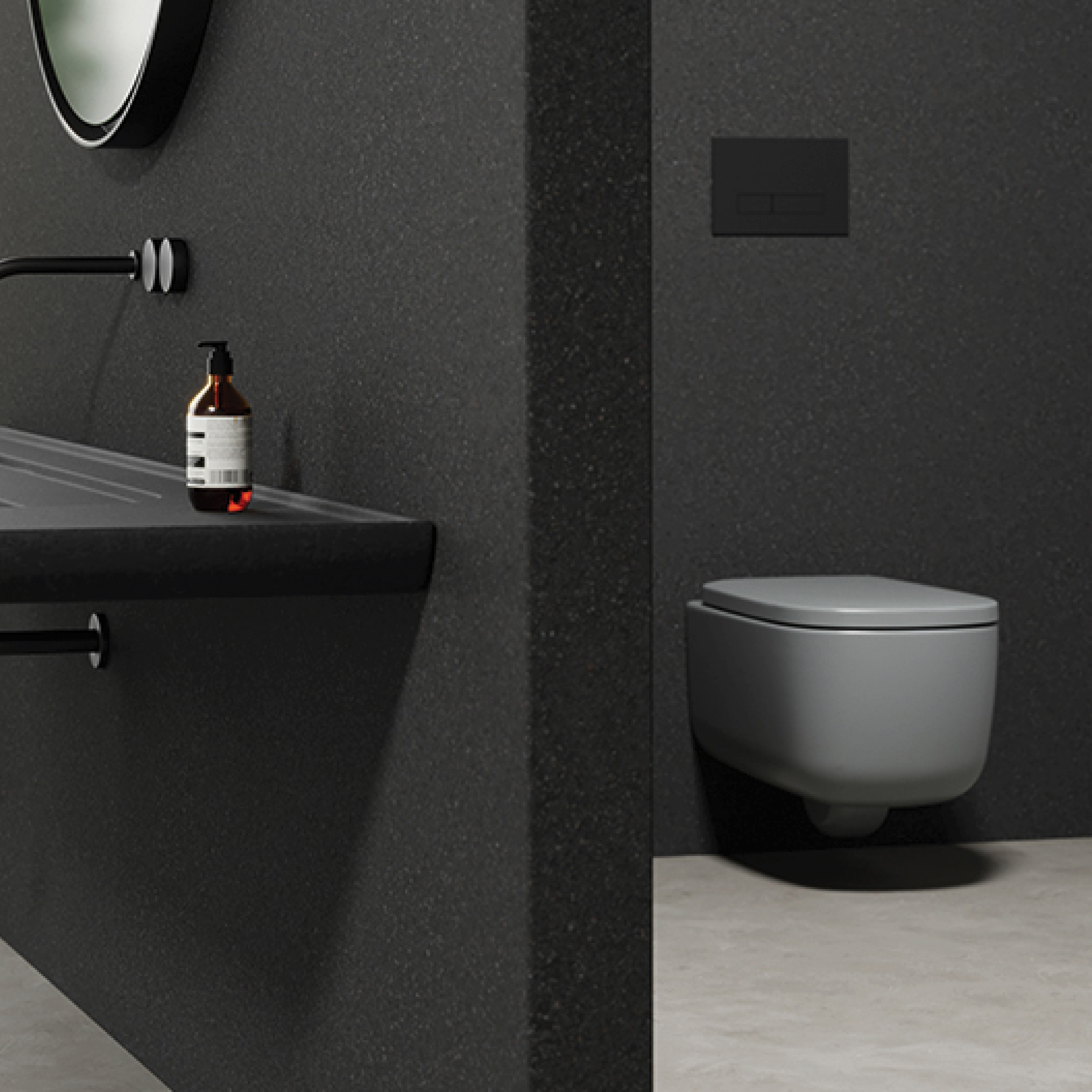 Produkt Ovvio - Rimless wall-hung toilet des Herstellers NIC Design anzeigen