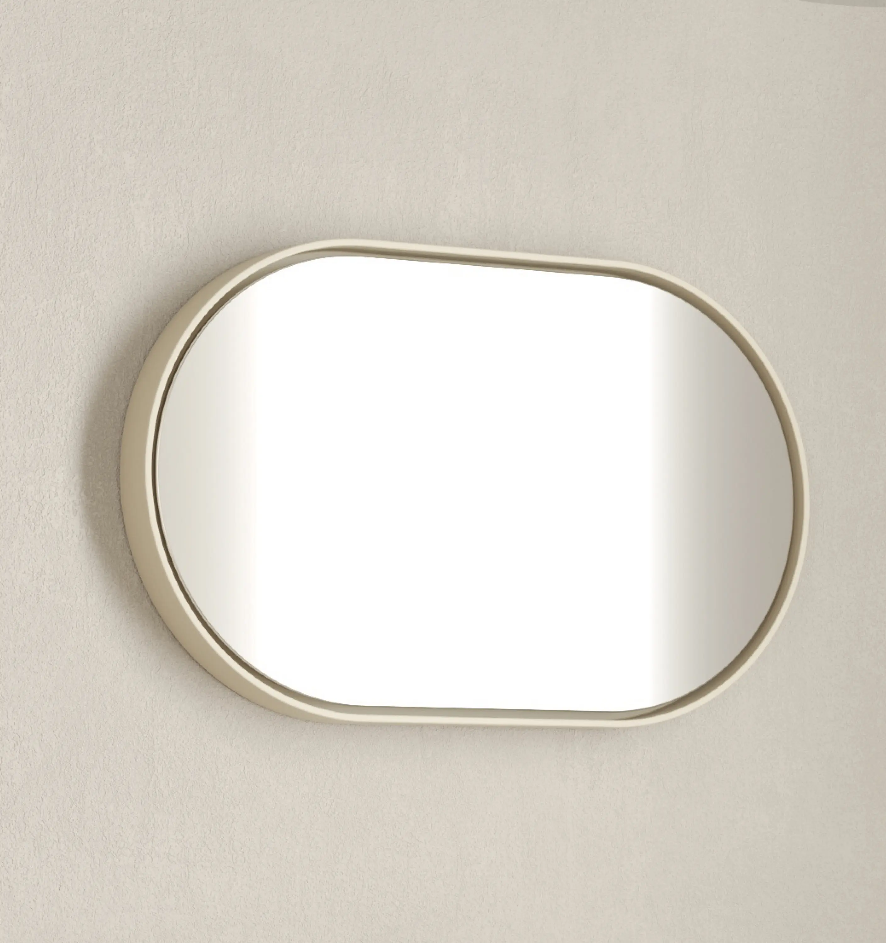 NIC Design - Parentesi - oval mirror with ceramic frame