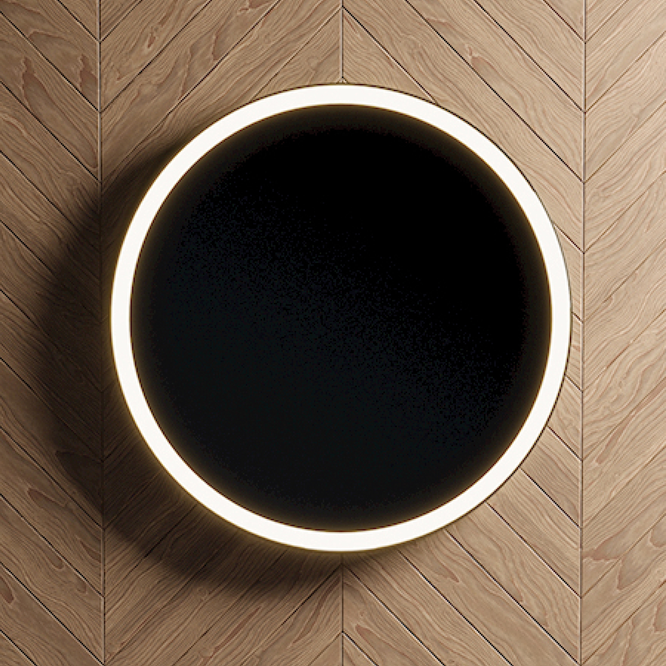 Mostra il prodotto Pastille specchio tondo in acciaio con retro-illluminazione del produttore NIC Design