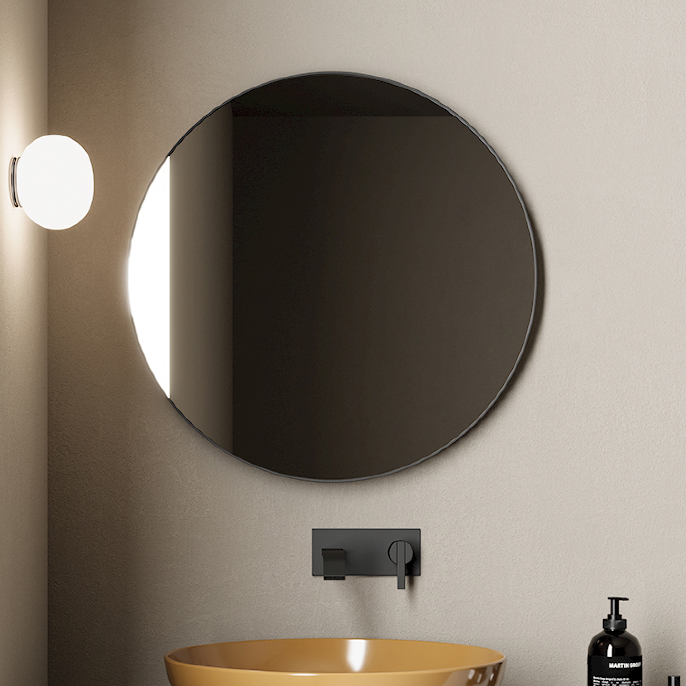 Mostra il prodotto Pastille - specchio tondo in acciaio del produttore NIC Design