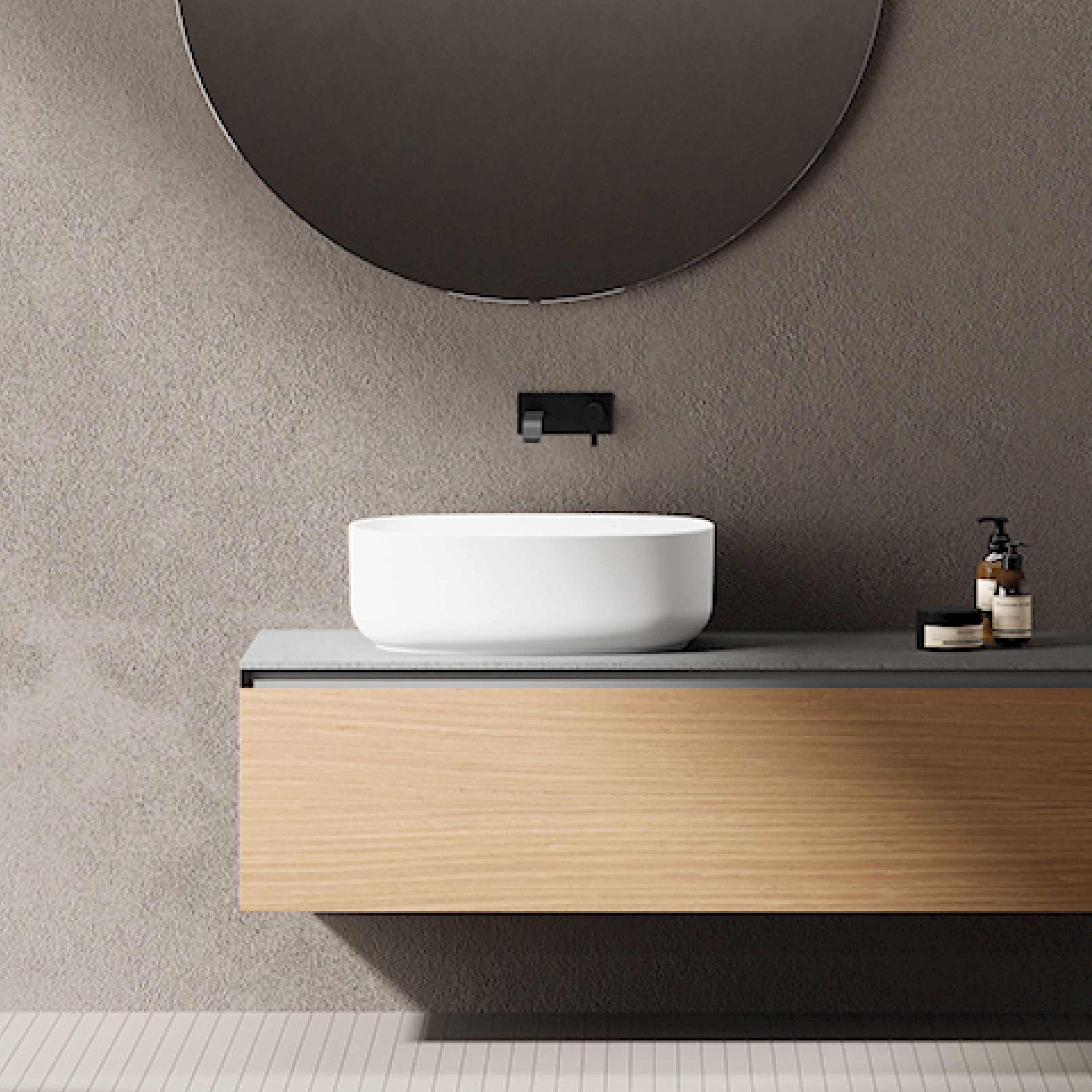 Vertoon produk Semplice - washbasin van vervaardiger NIC Design