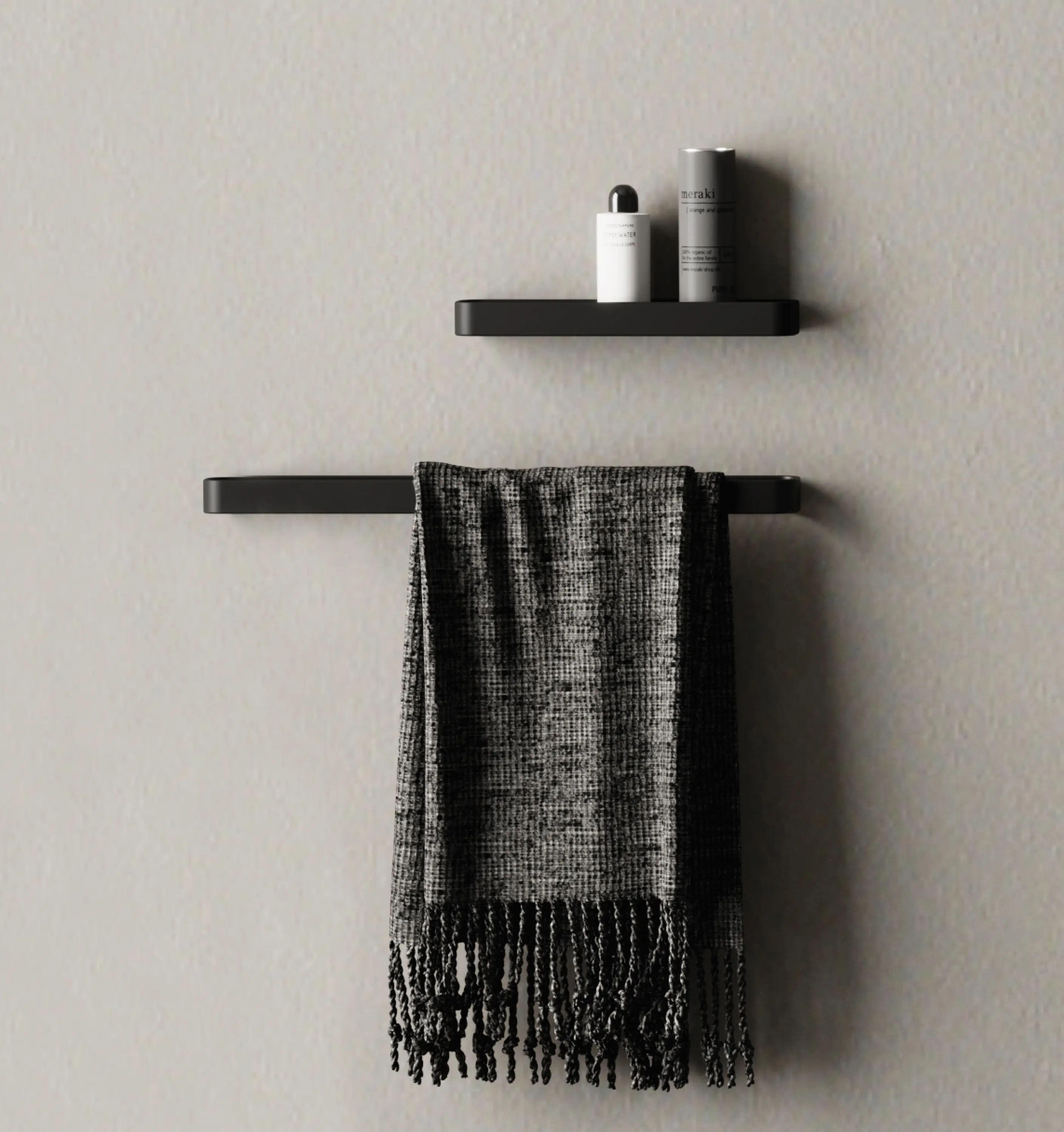 NIC Design - Curva - porta asciugamano in acciaio