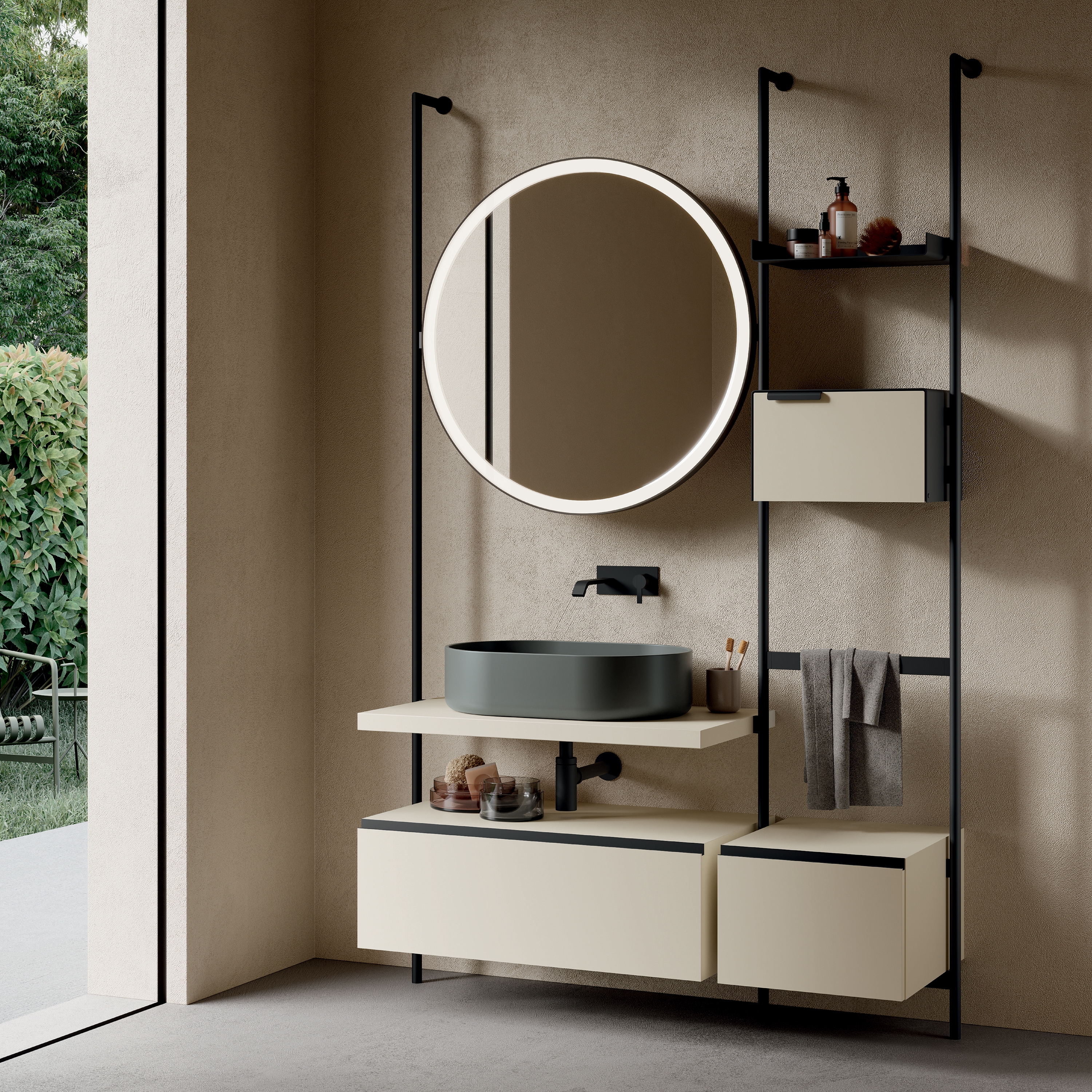 Mostra il prodotto Over - Composizione a 2 moduli del produttore NIC Design