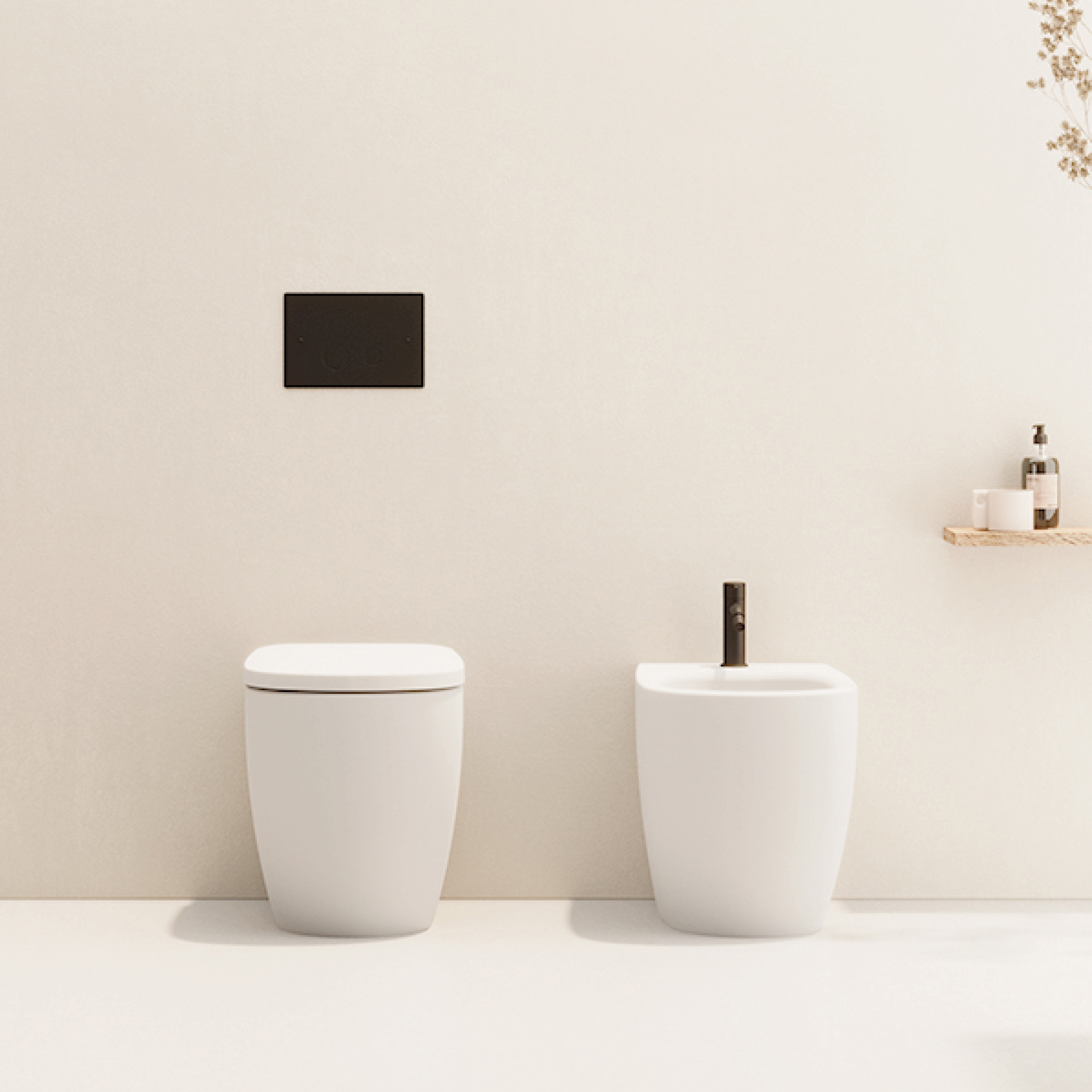 Produkt Ovvio - Rimless floor-mounted toilet des Herstellers NIC Design anzeigen
