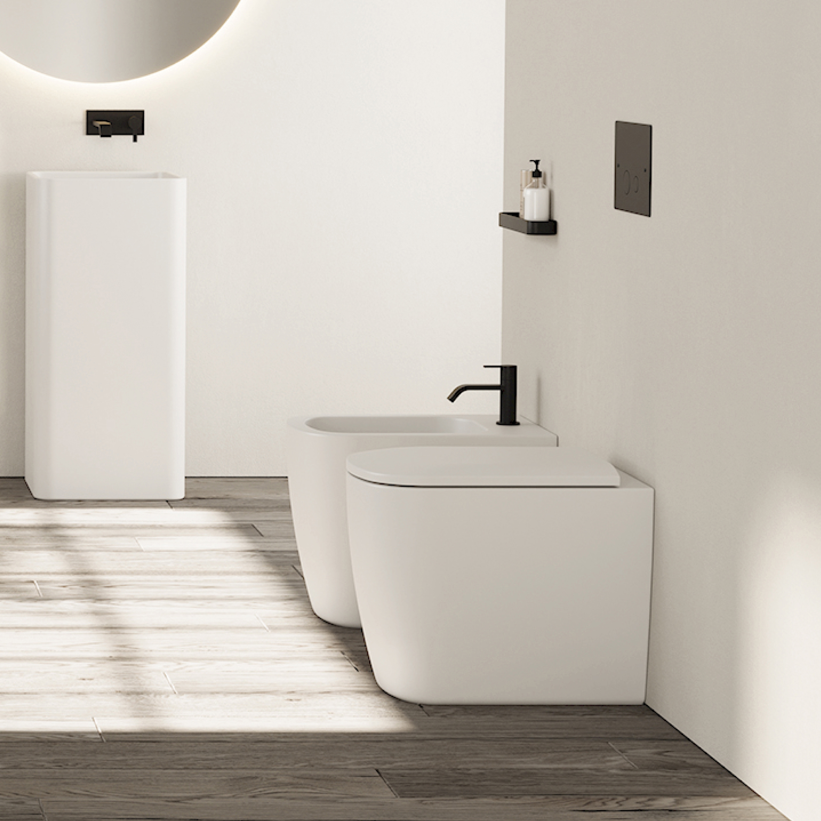 Produkt Semplice - rimless floor-mounted toilet des Herstellers NIC Design anzeigen