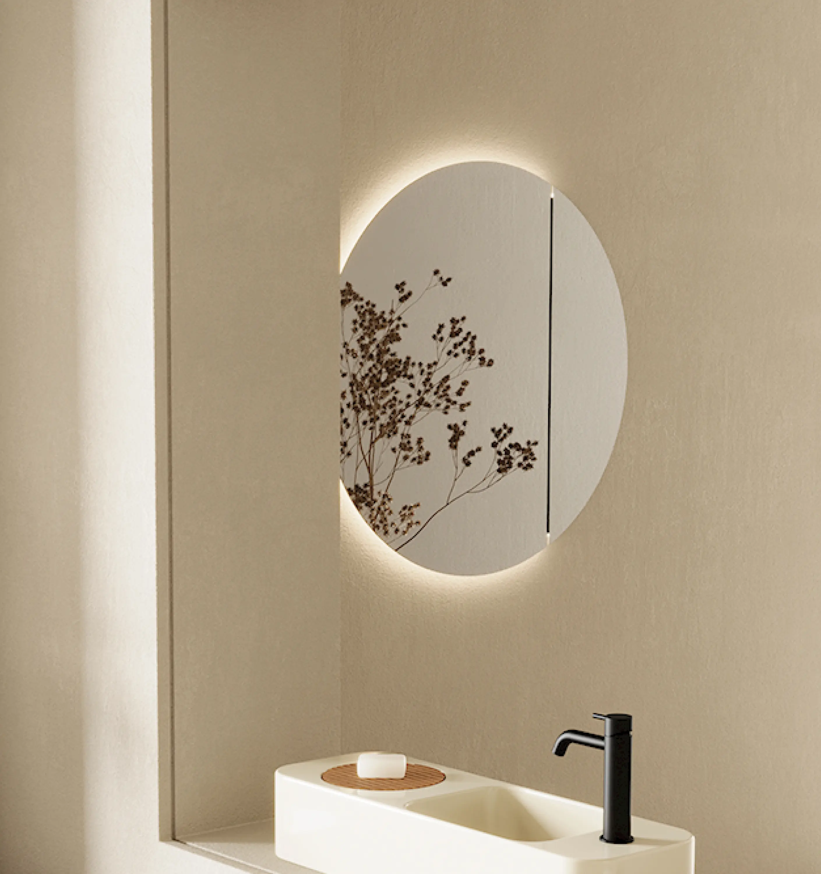 NIC Design - Luna - polished edge mirror