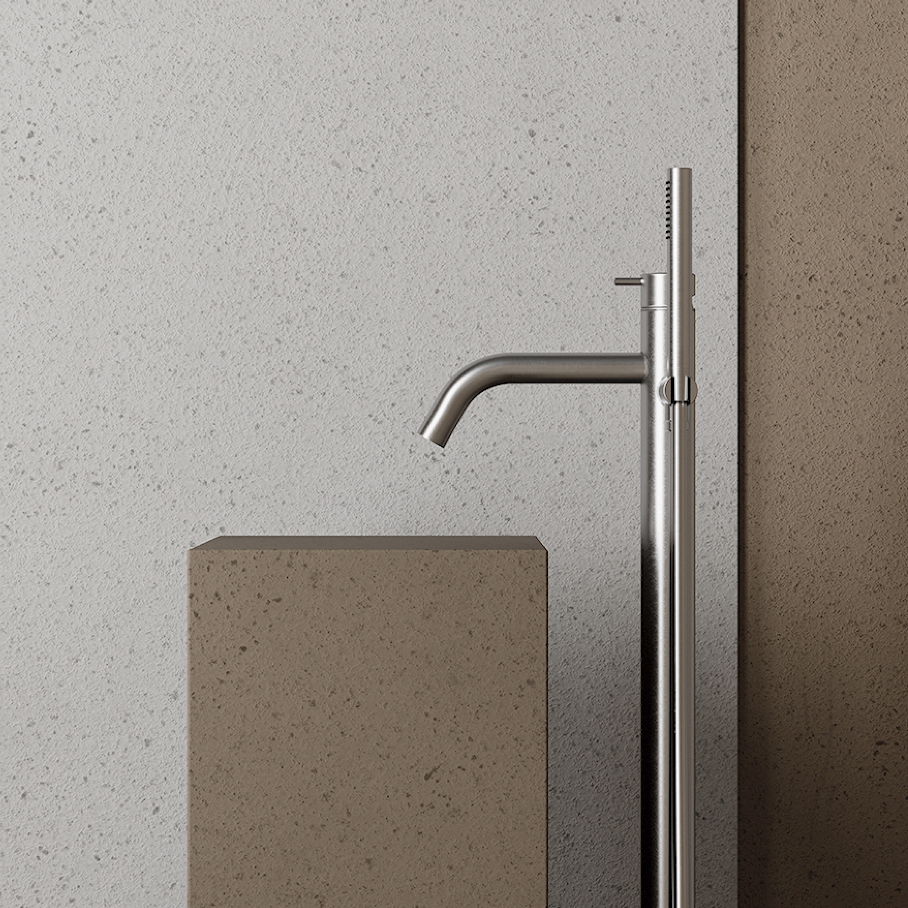 Display product Made - freestanding bathtub mixer from manufacturer NIC Design